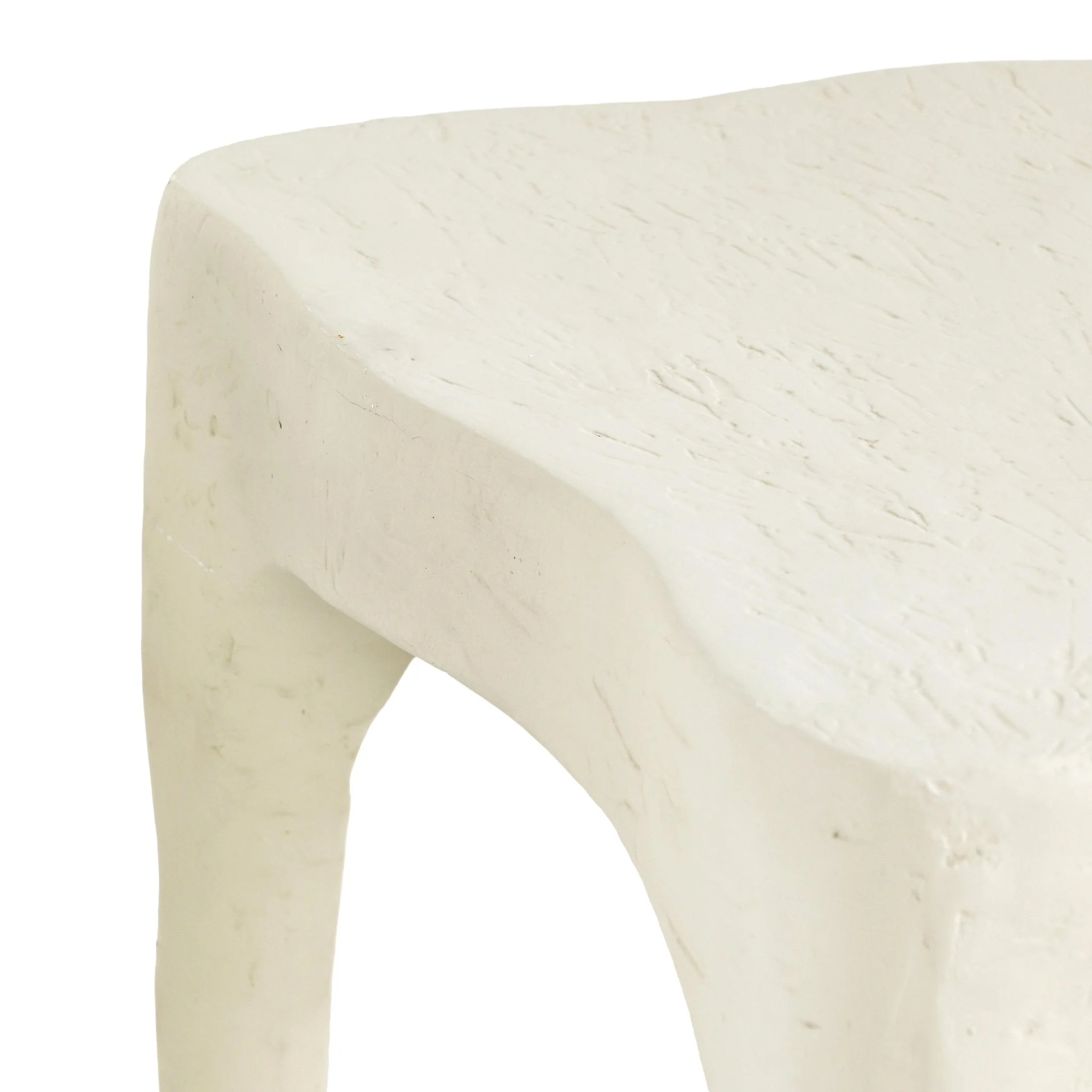 Skully Cream Textured Side Table - Image 4