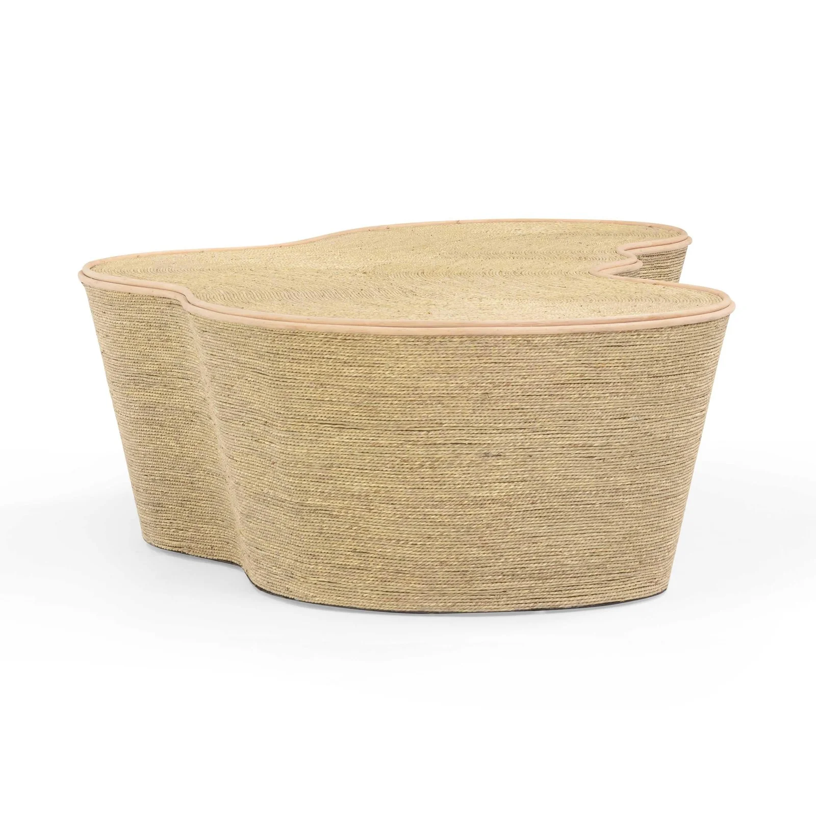 Slab Natural Seagrass Coffee Table - Image 7