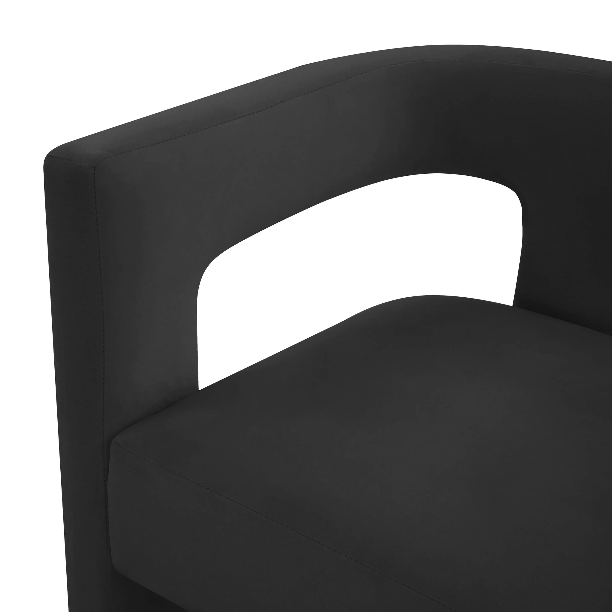Sloane Black Velvet Chair - Image 5