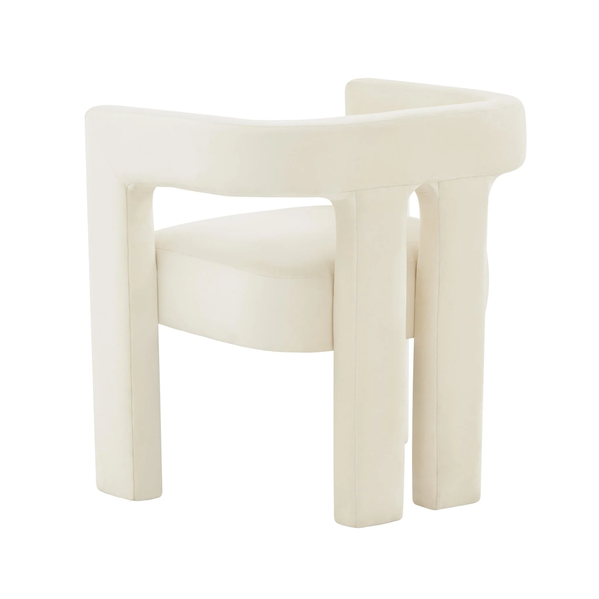 Sloane Cream Velvet Chair - Image 4