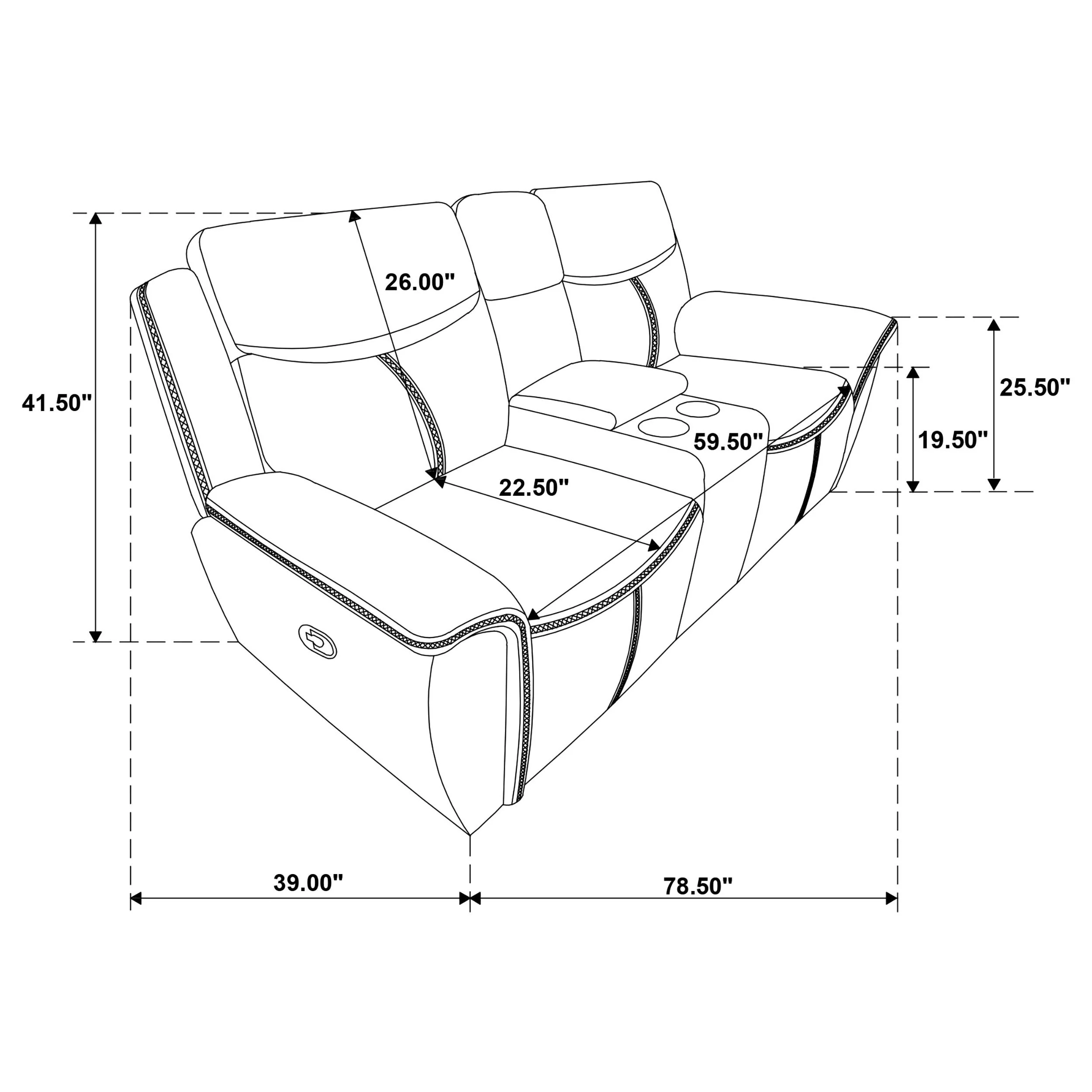 Sloane Reclining Loveseat - Image 11