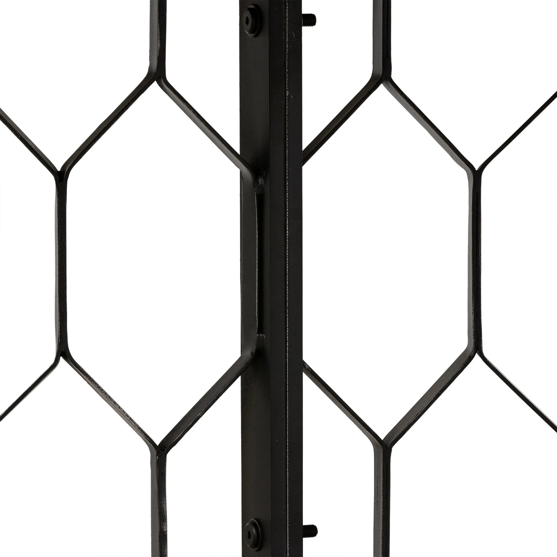 Solange Concrete and Black Metal Rectangular Dining Table - Image 6