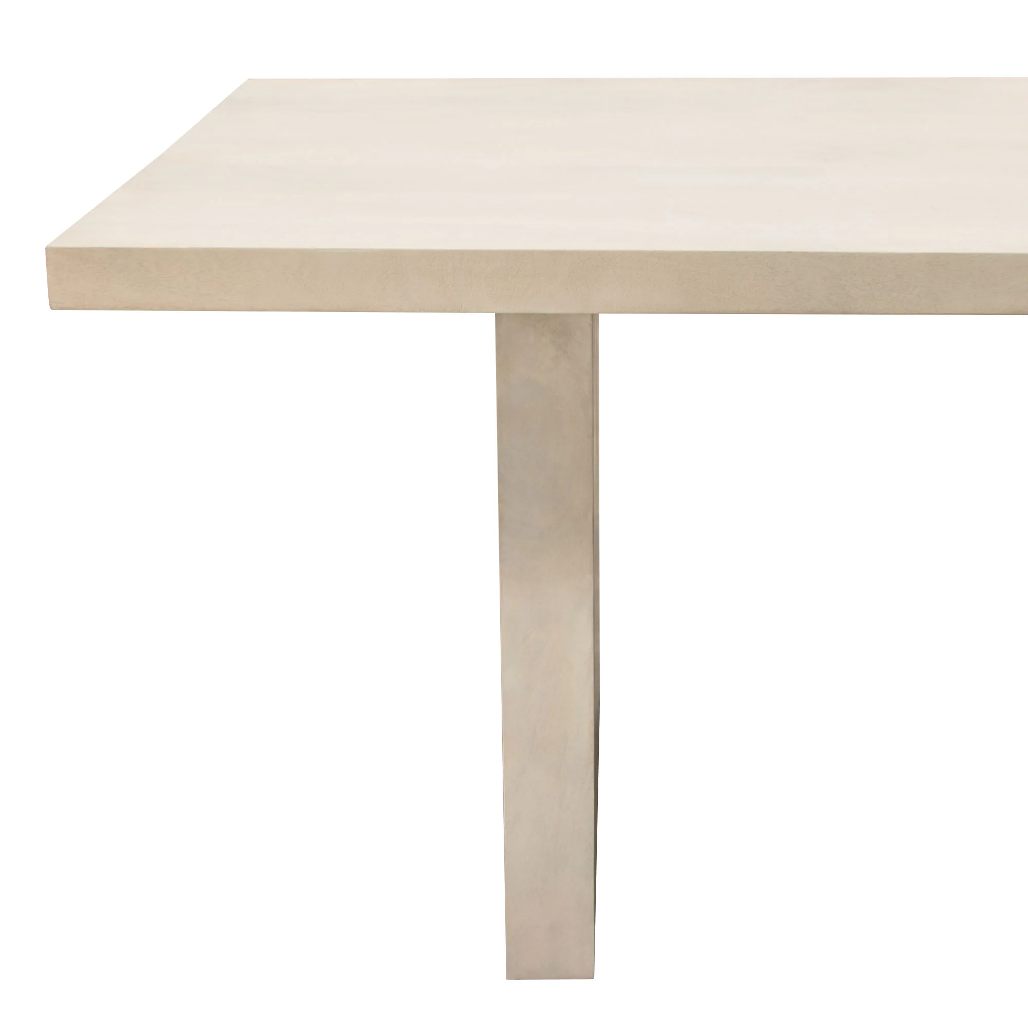 Sonoma 110" Solid Mango Wood Dining Table in Light Natural Grey Wash Finish by Diamond Sofa - Image 5