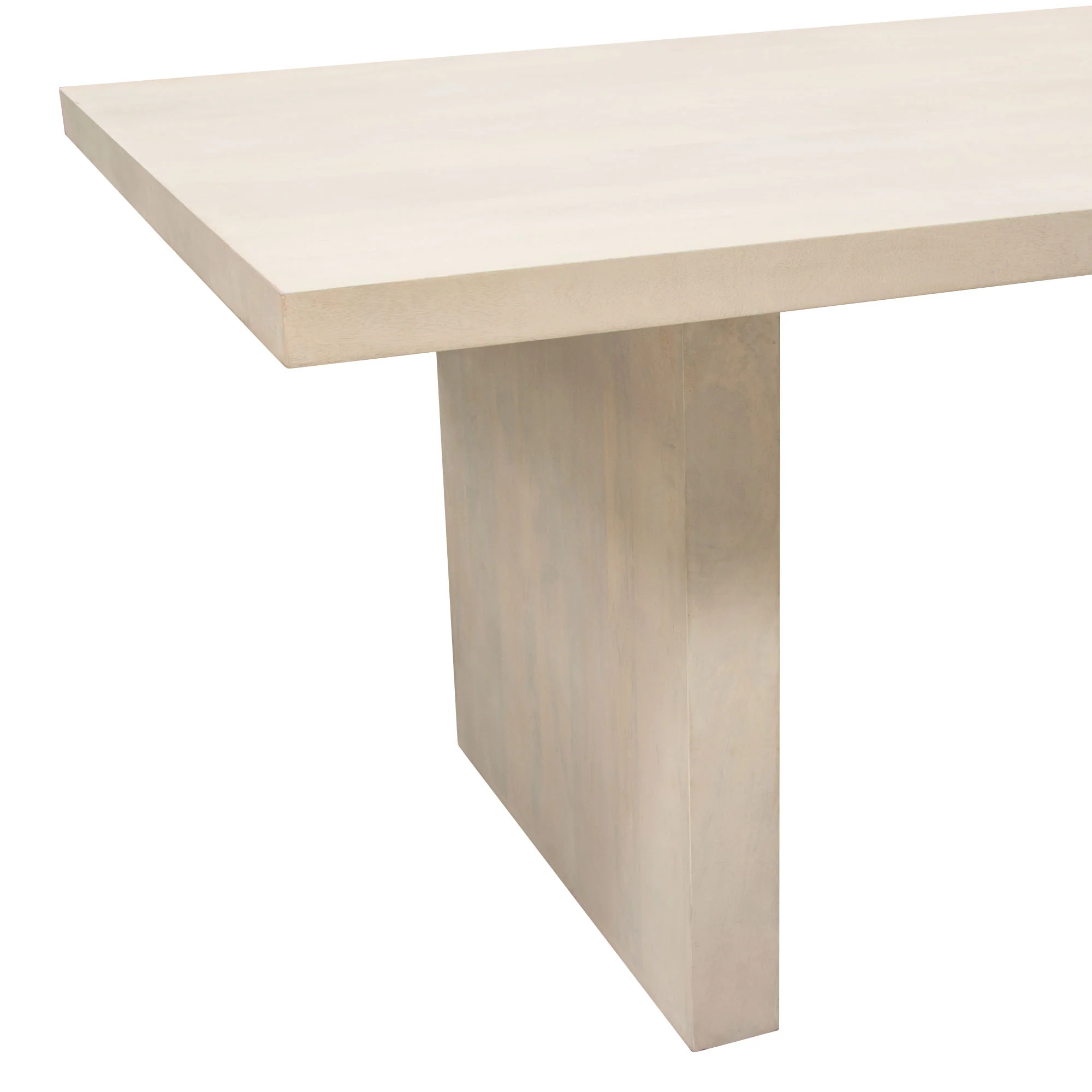 Sonoma 110" Solid Mango Wood Dining Table in Light Natural Grey Wash Finish by Diamond Sofa - Image 7