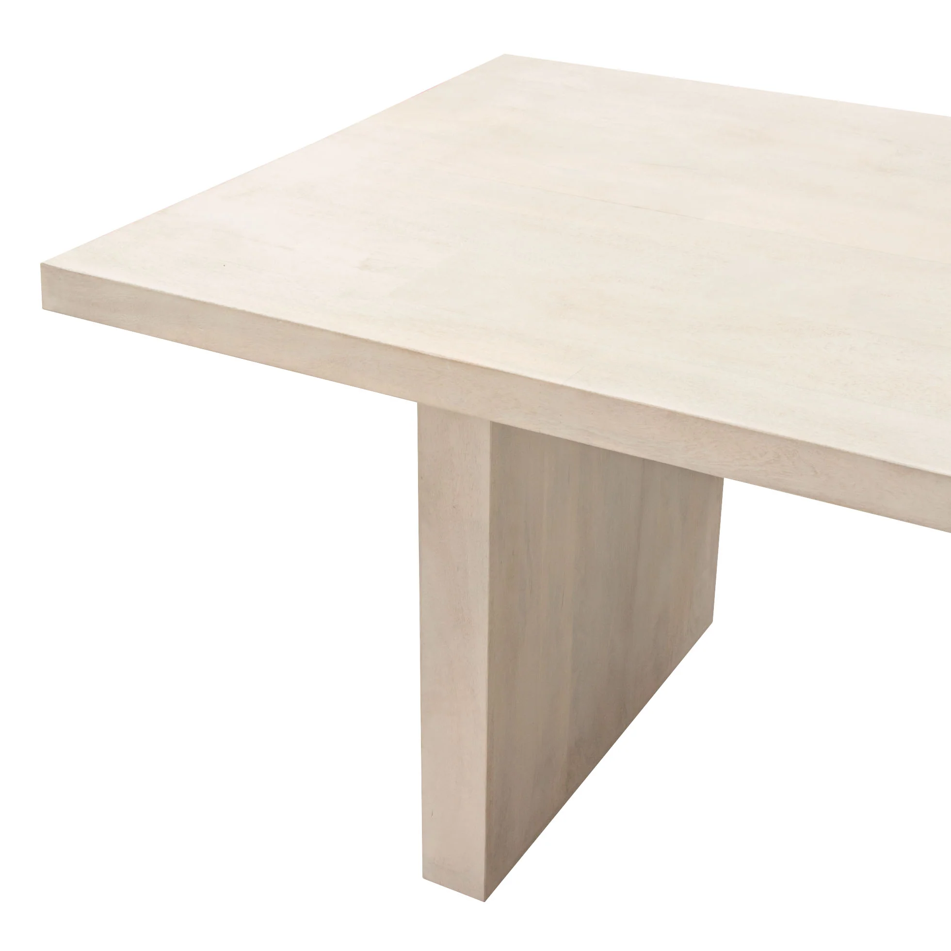 Sonoma 80" Solid Mango Wood Dining Table in Light Natural Grey Wash Finish by Diamond Sofa - Image 5