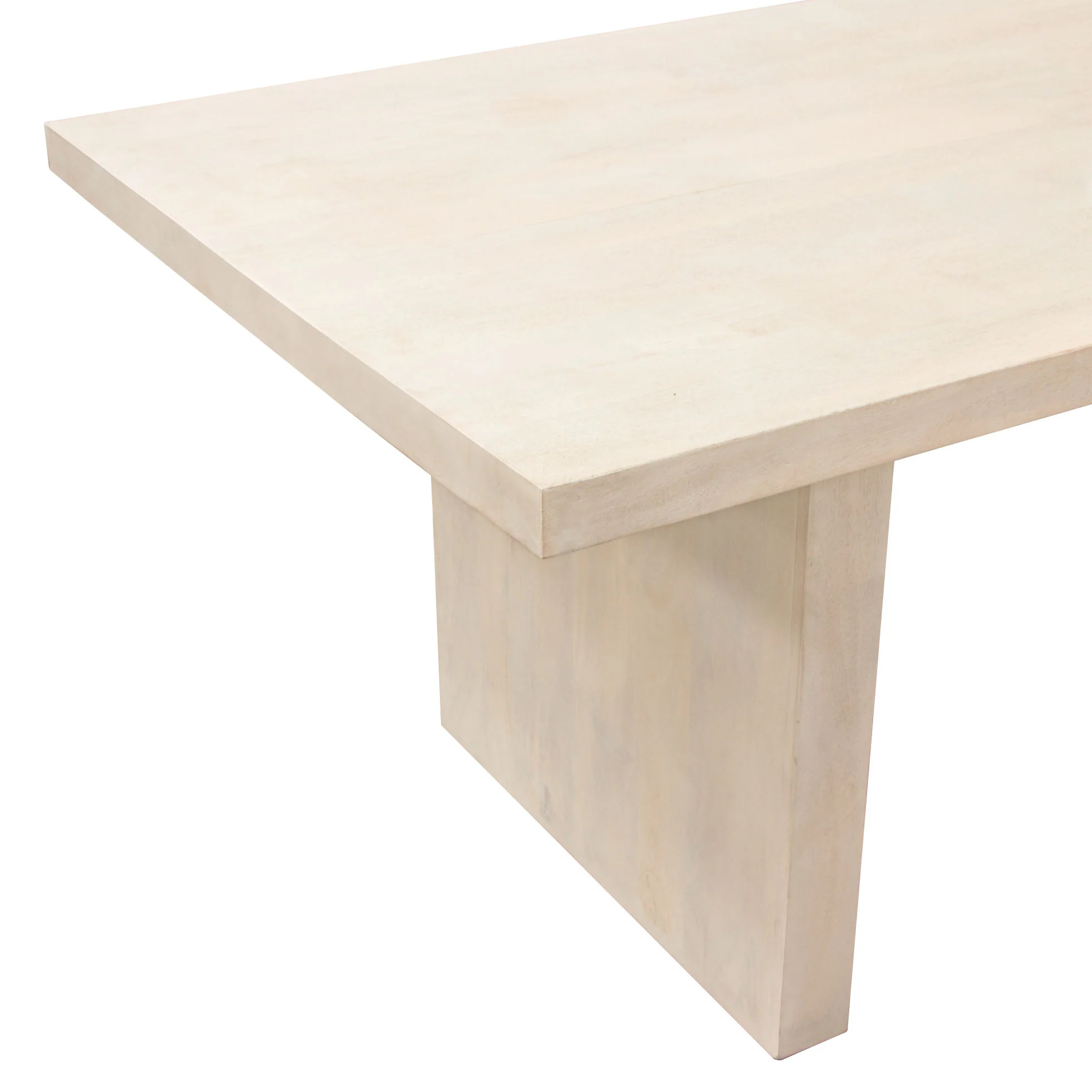 Sonoma 80" Solid Mango Wood Dining Table in Light Natural Grey Wash Finish by Diamond Sofa - Image 6