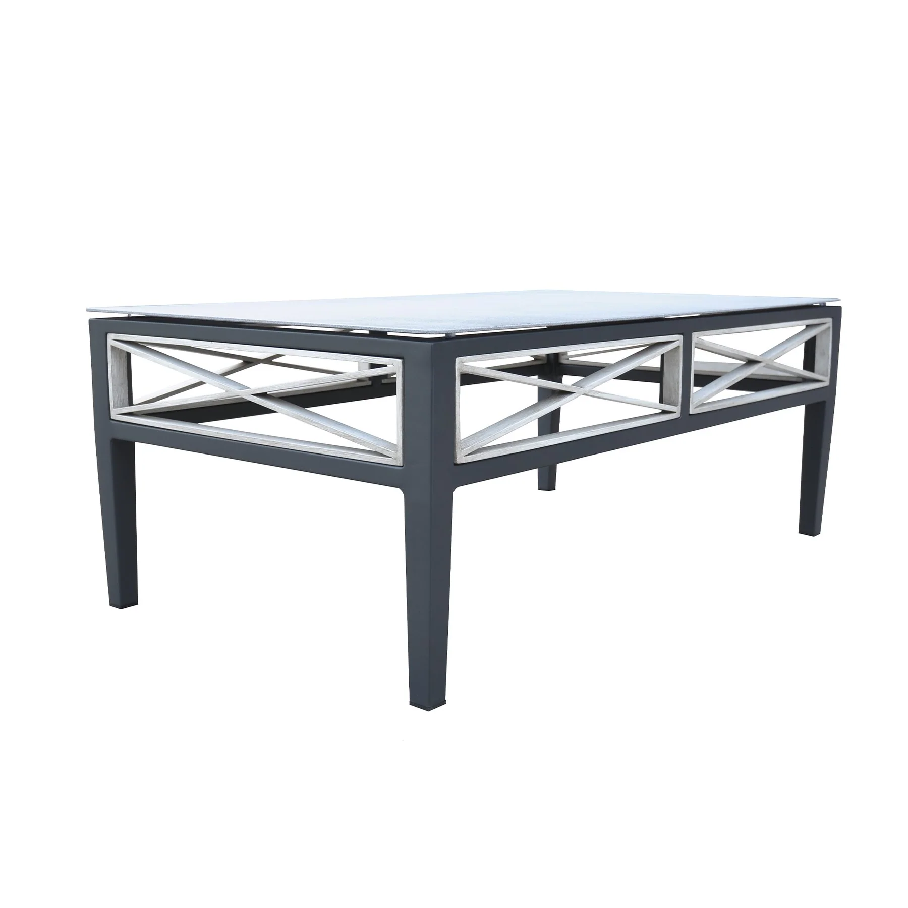 Sonoma Outdoor 4 piece Set in Dark Gray Finish and Taupe Cushions - Image 7