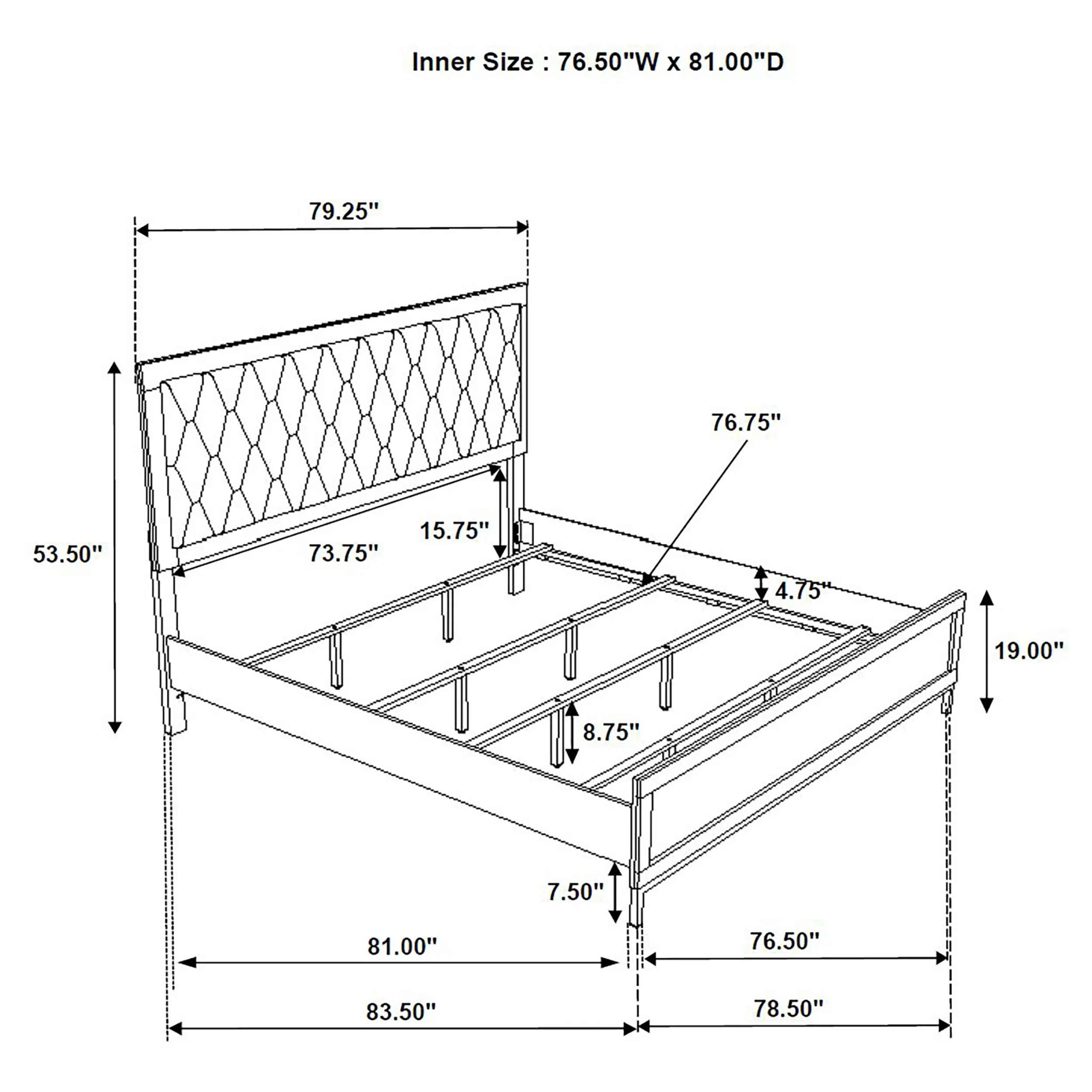 Sonora Panel Bed - Image 19