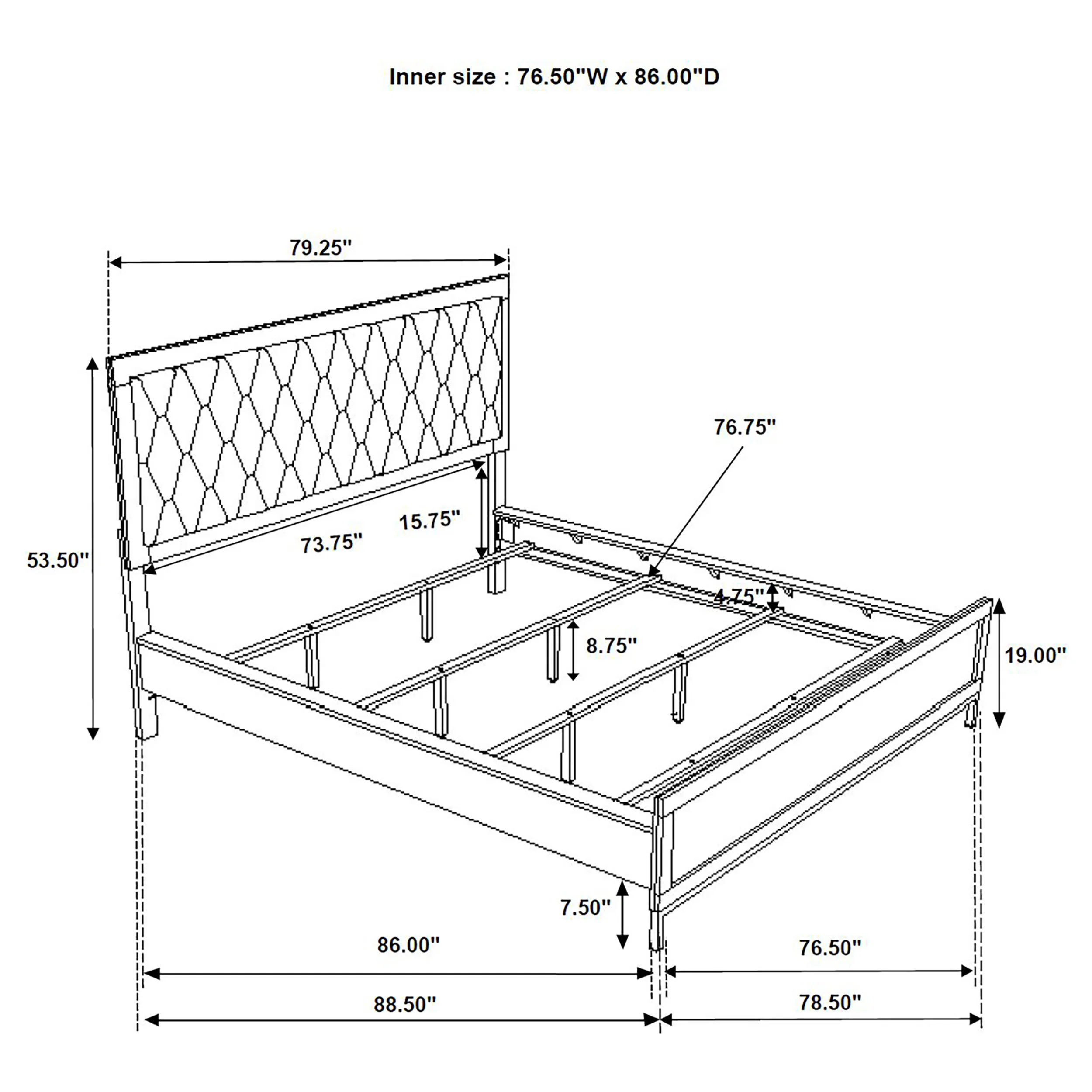 Sonora Panel Bed - Image 29