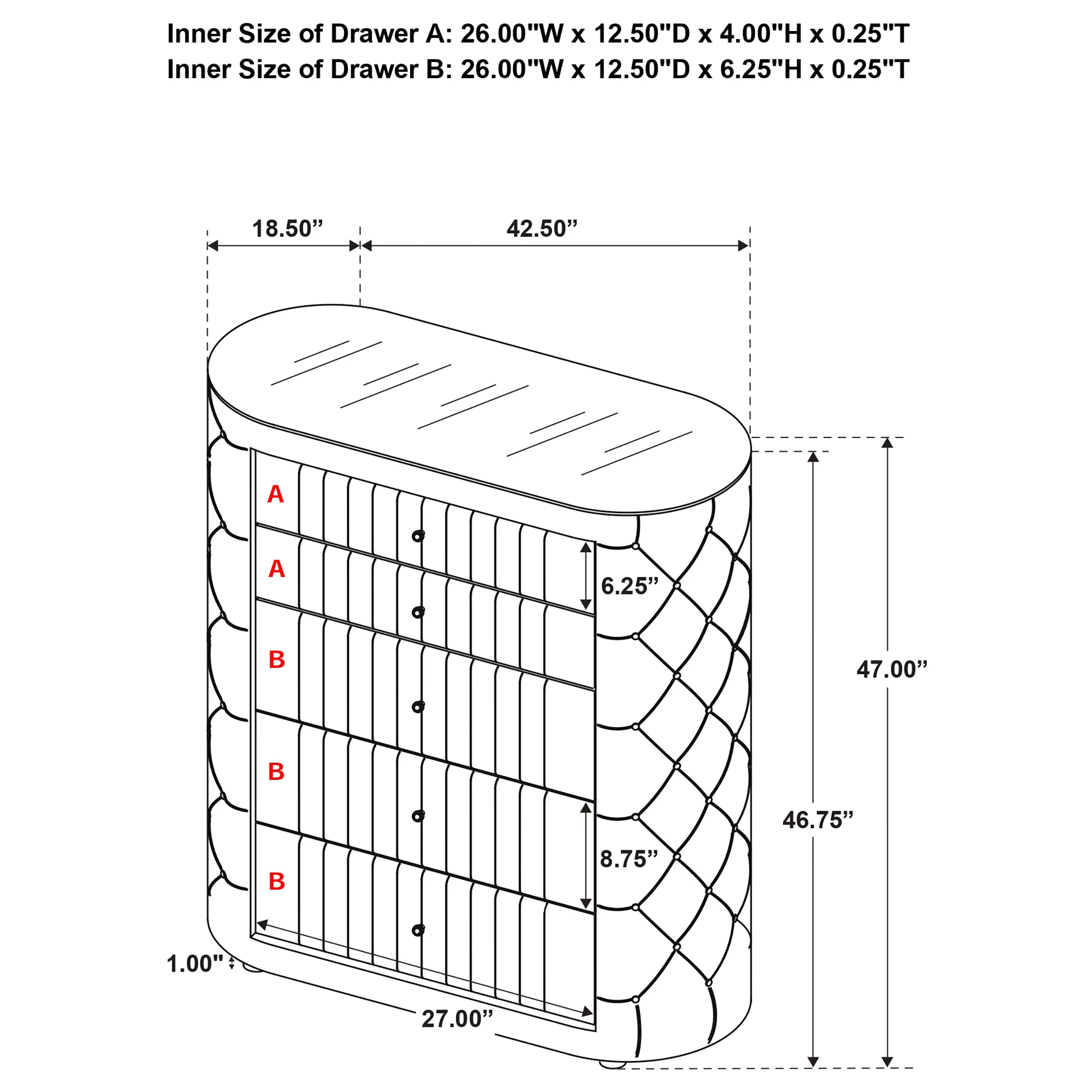 Sonya Chest of Drawers - Image 12