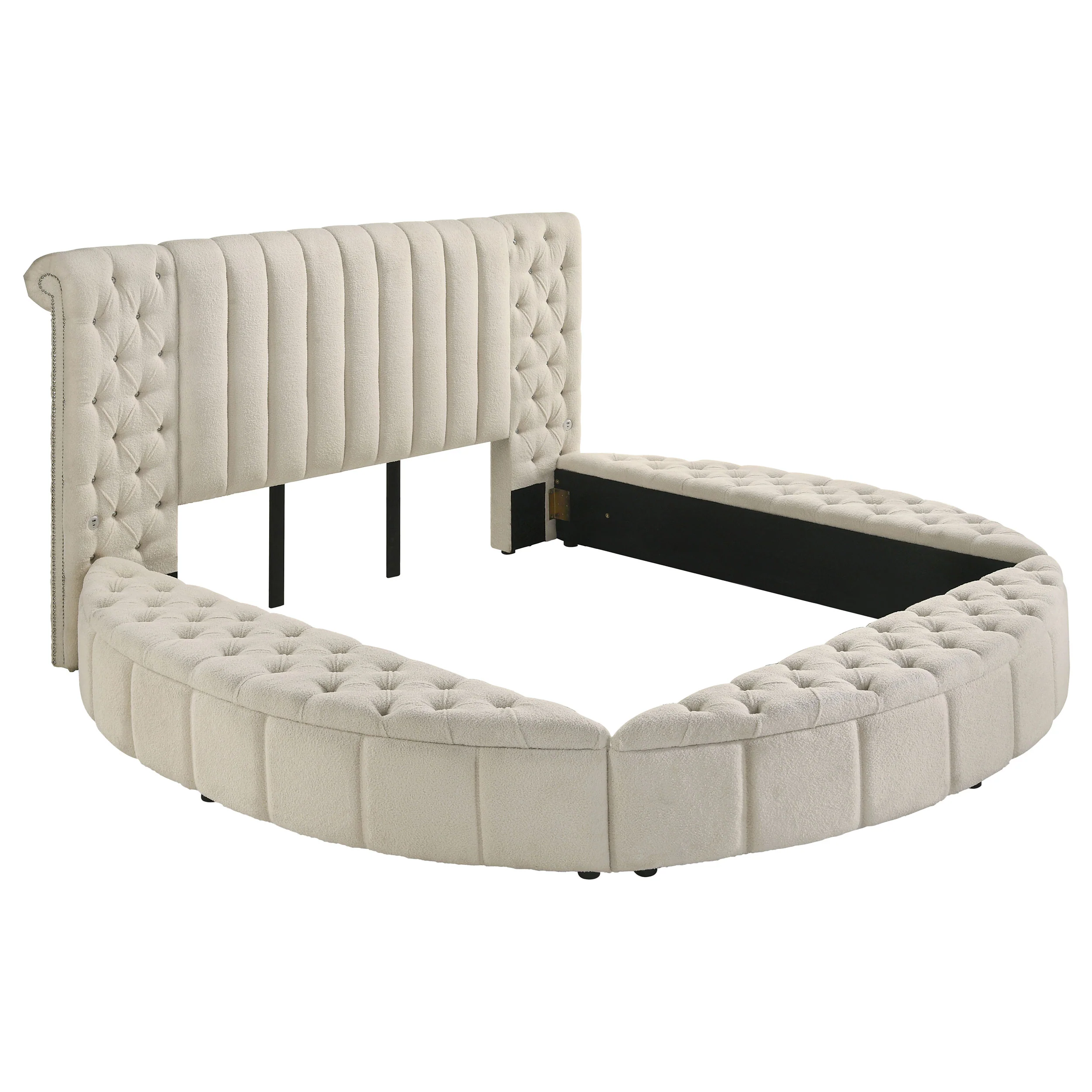 Sonya Panel Floor Storage Bed - Image 15