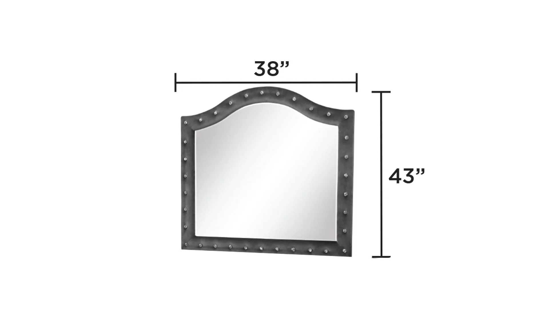 Sophia King Bed 4 Grey - Image 10