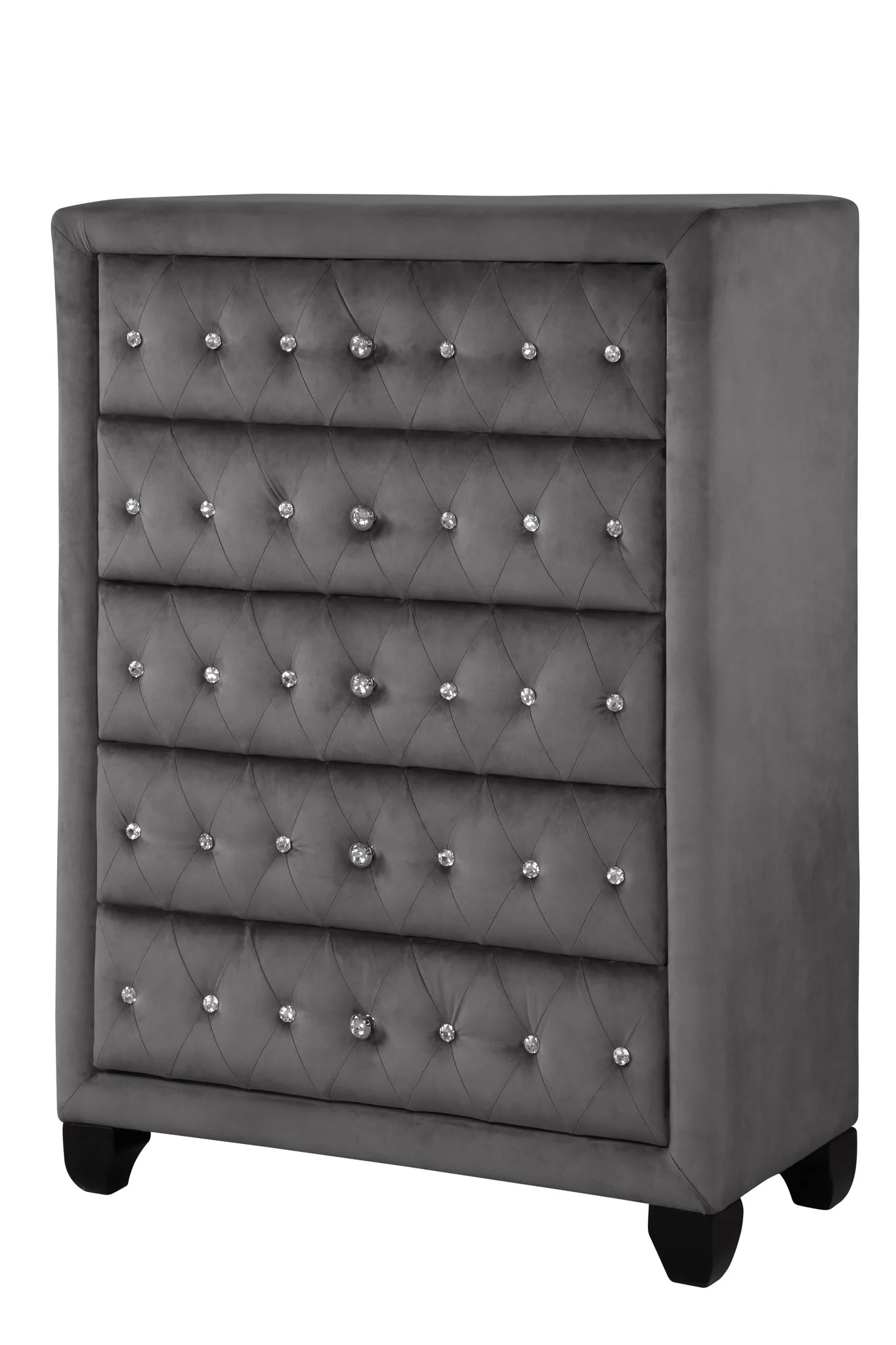Sophia King Bed 5 Grey - Image 18