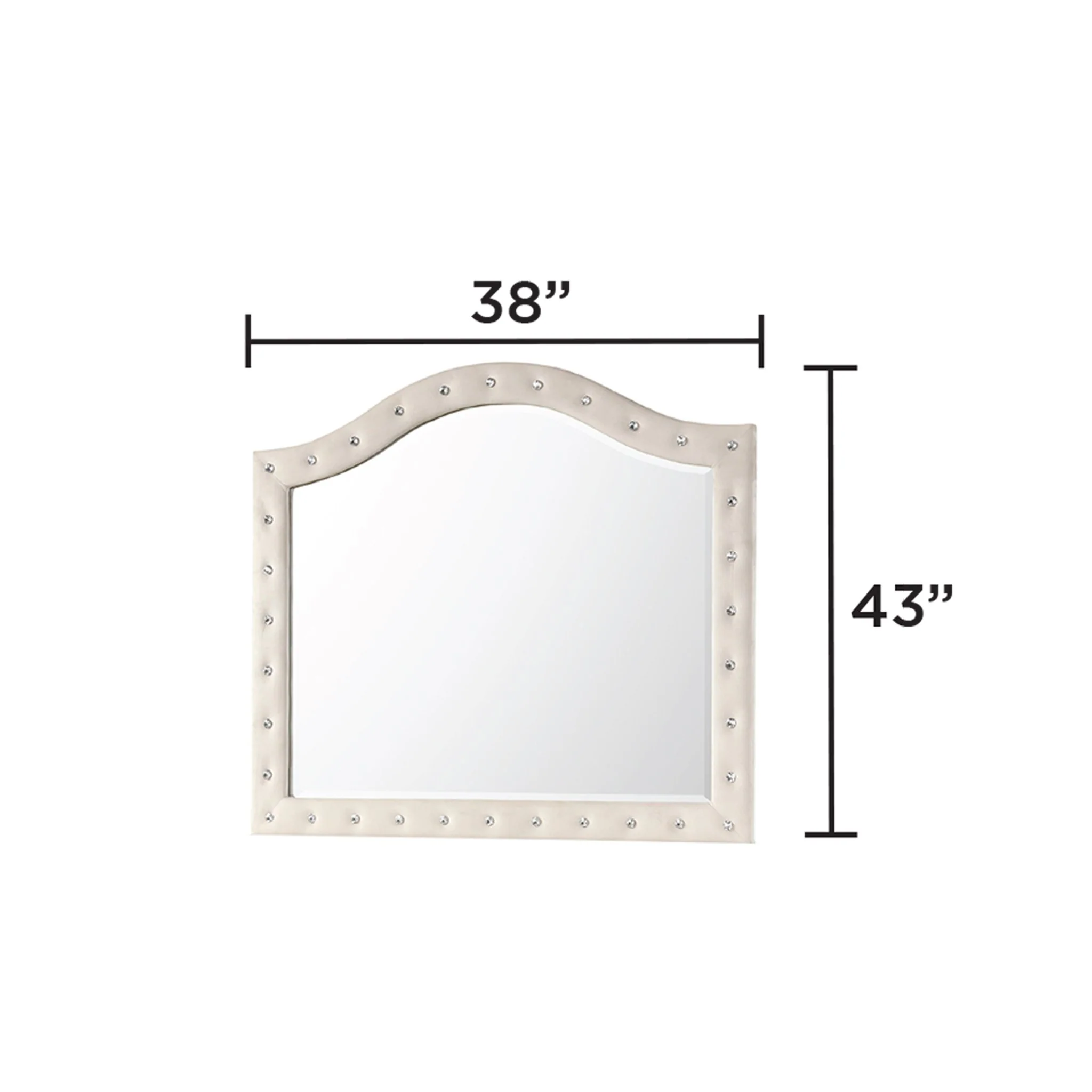 Sophia Mirror  Cream - Image 5