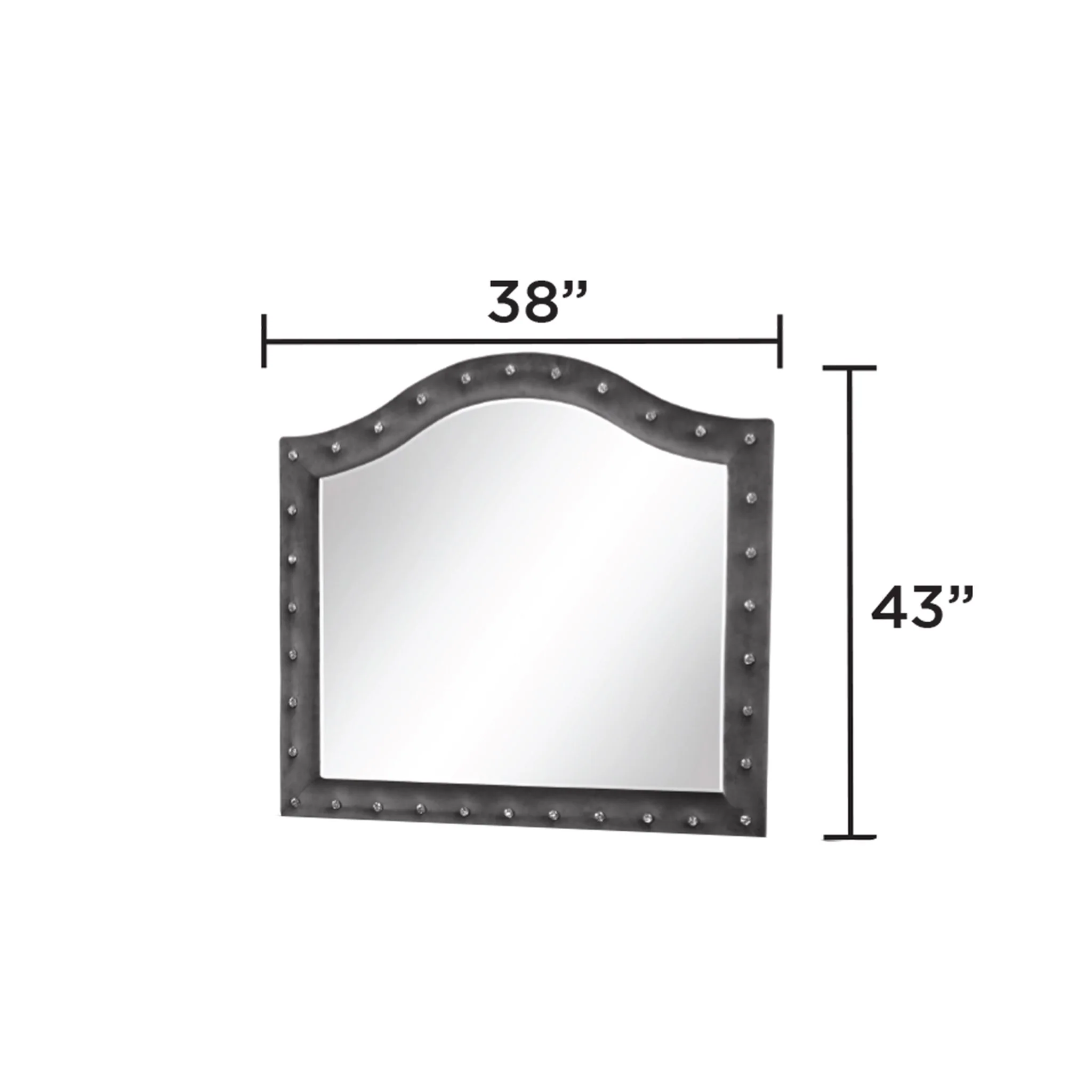 Sophia Mirror  Grey - Image 5