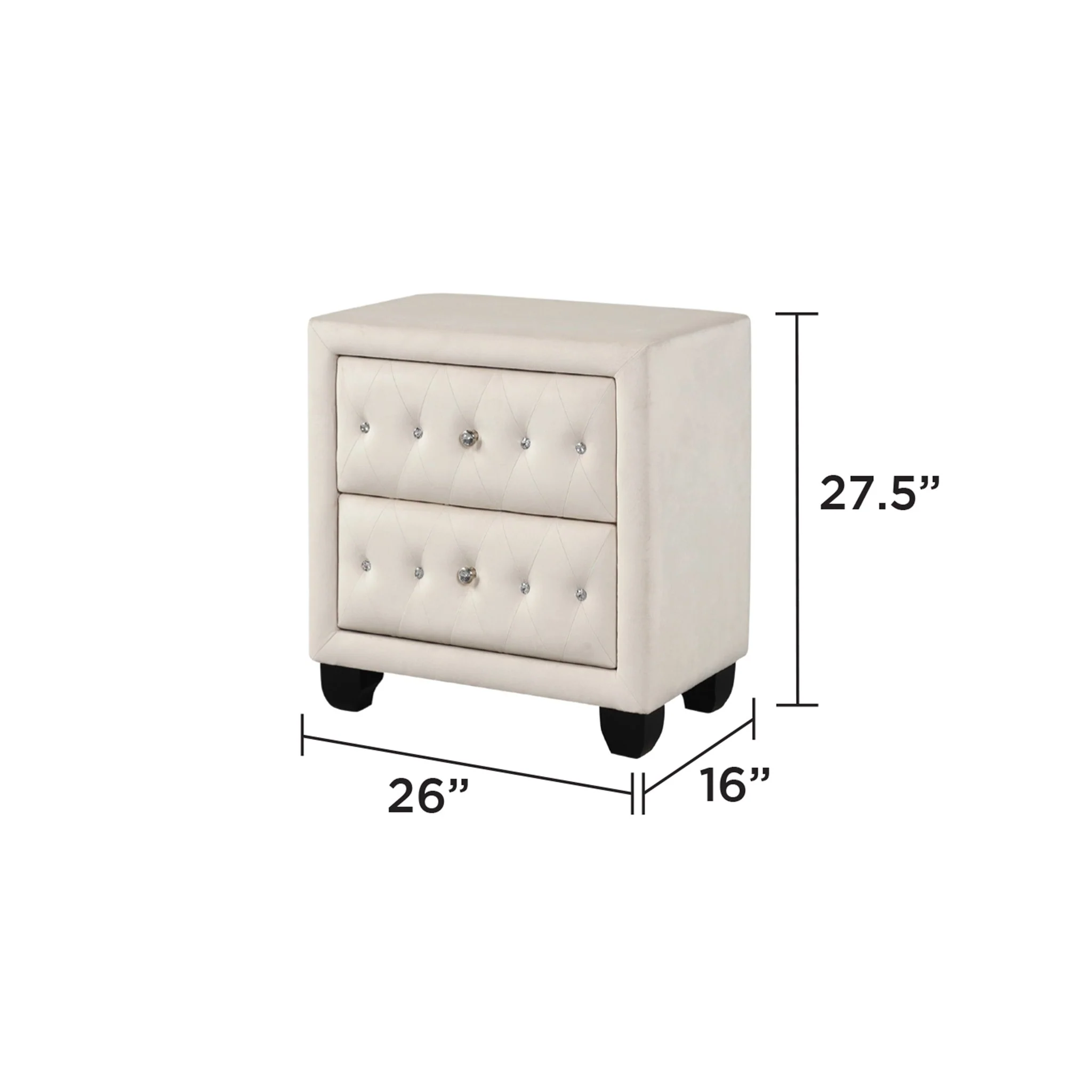 Sophia Nightstand Cream - Image 5
