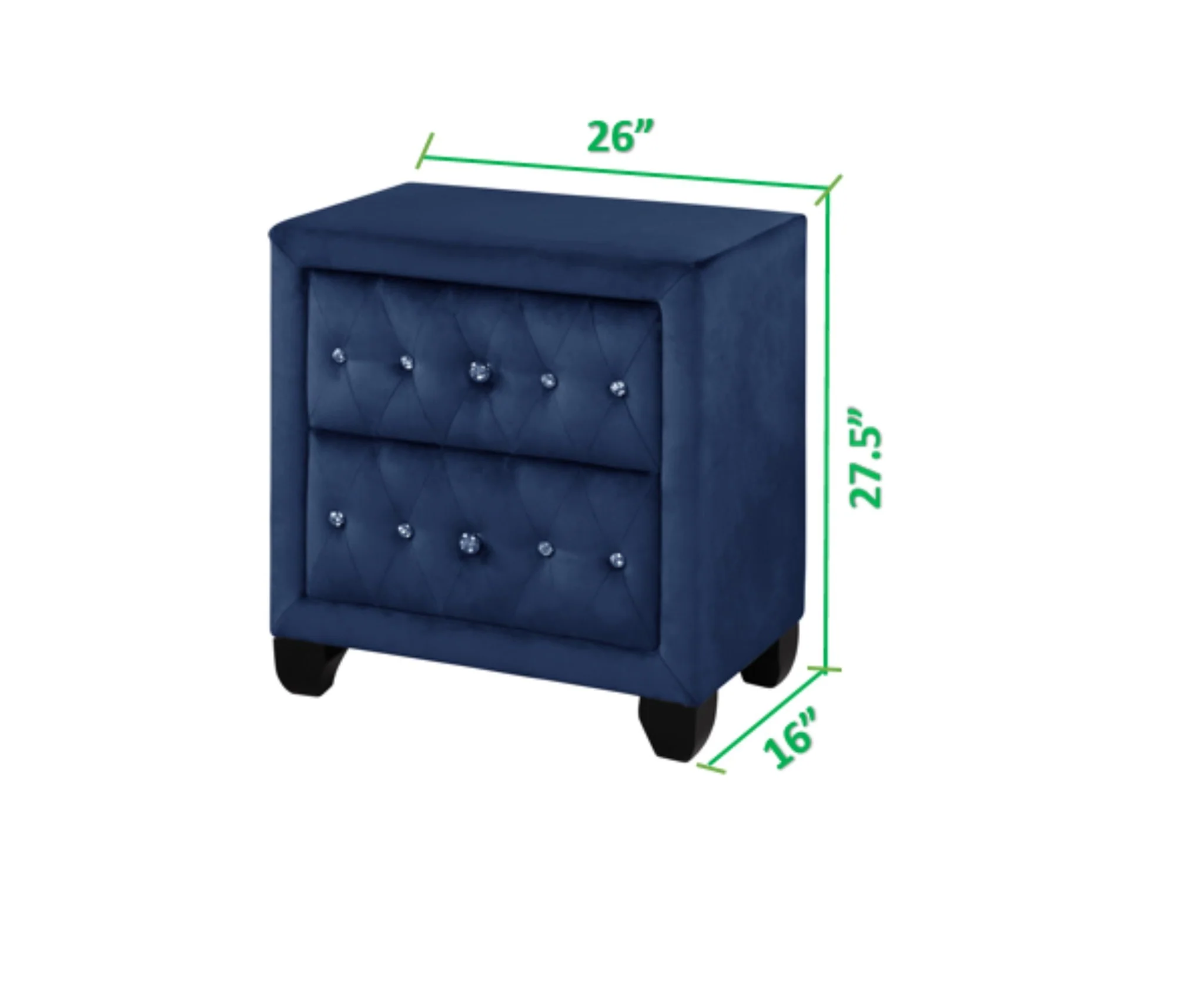Sophia Queen Bed 4 Blue - Image 14