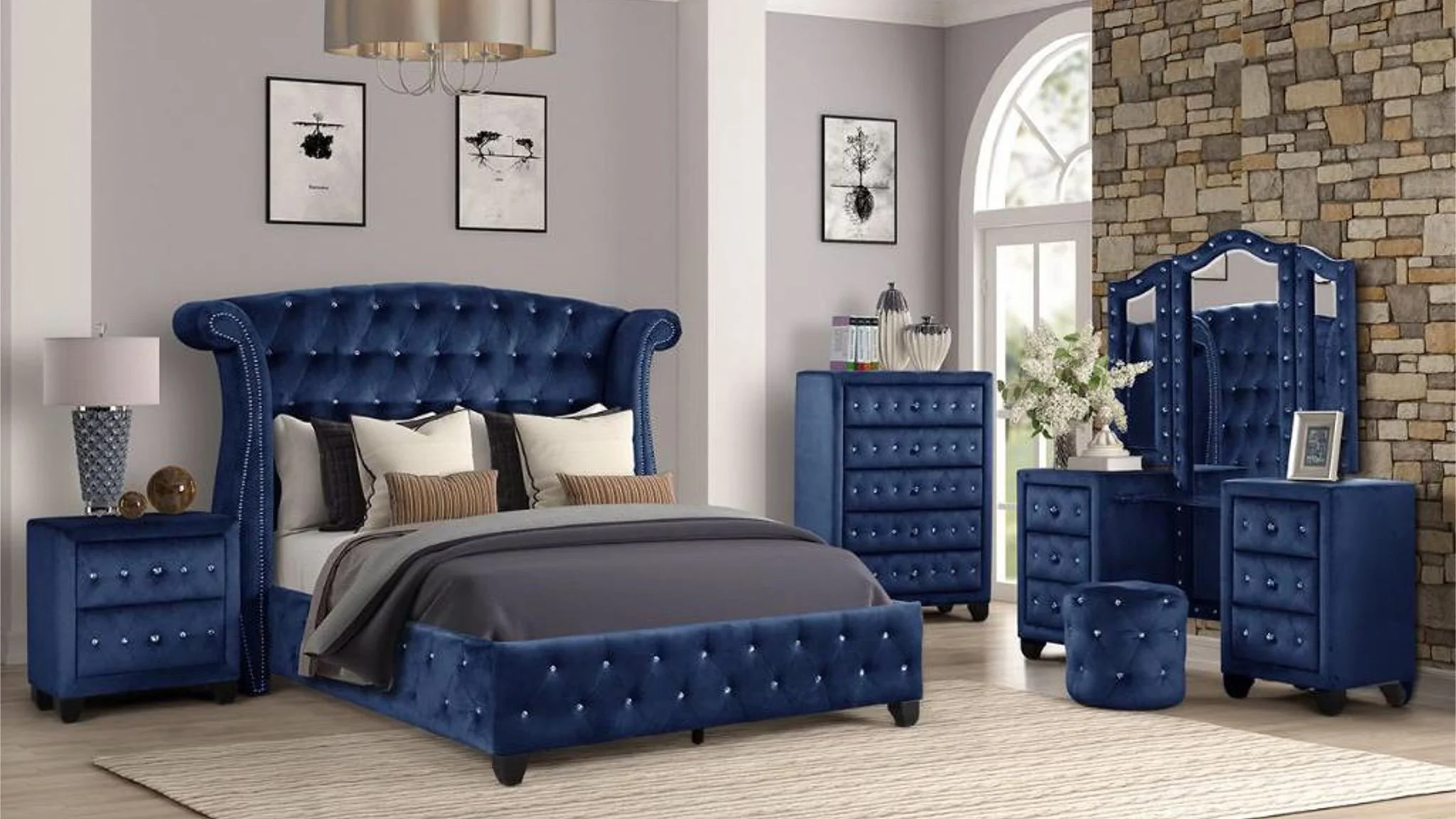 Sophia Queen Vanity 5 Blue - Image 25