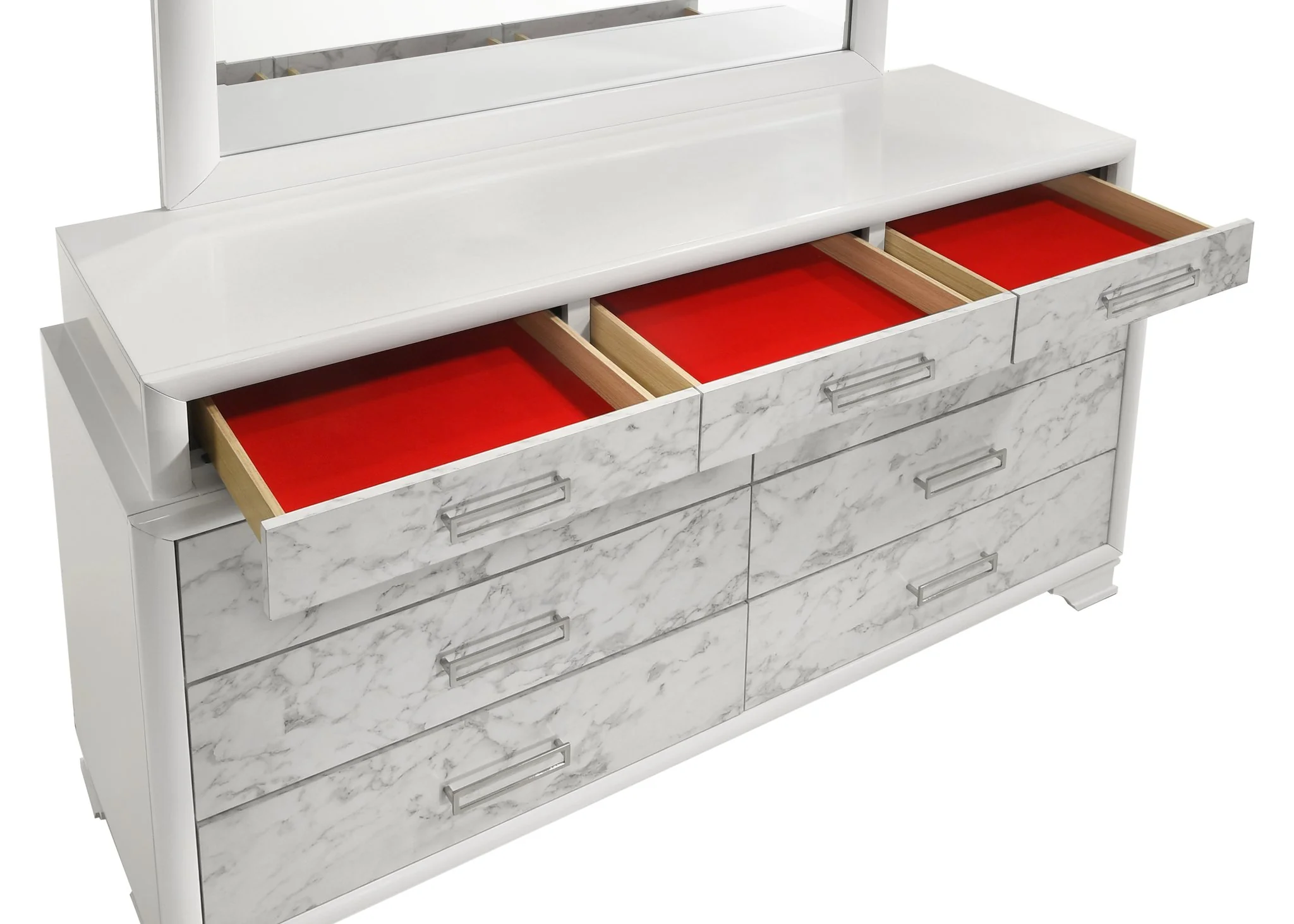 Soul King 4PC Bedroom Set White - Image 9