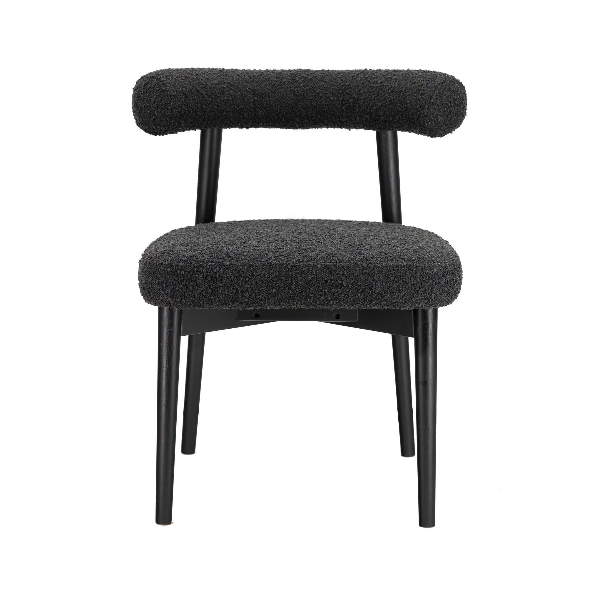 Spara Black Performance Boucle Side Chair - Image 3