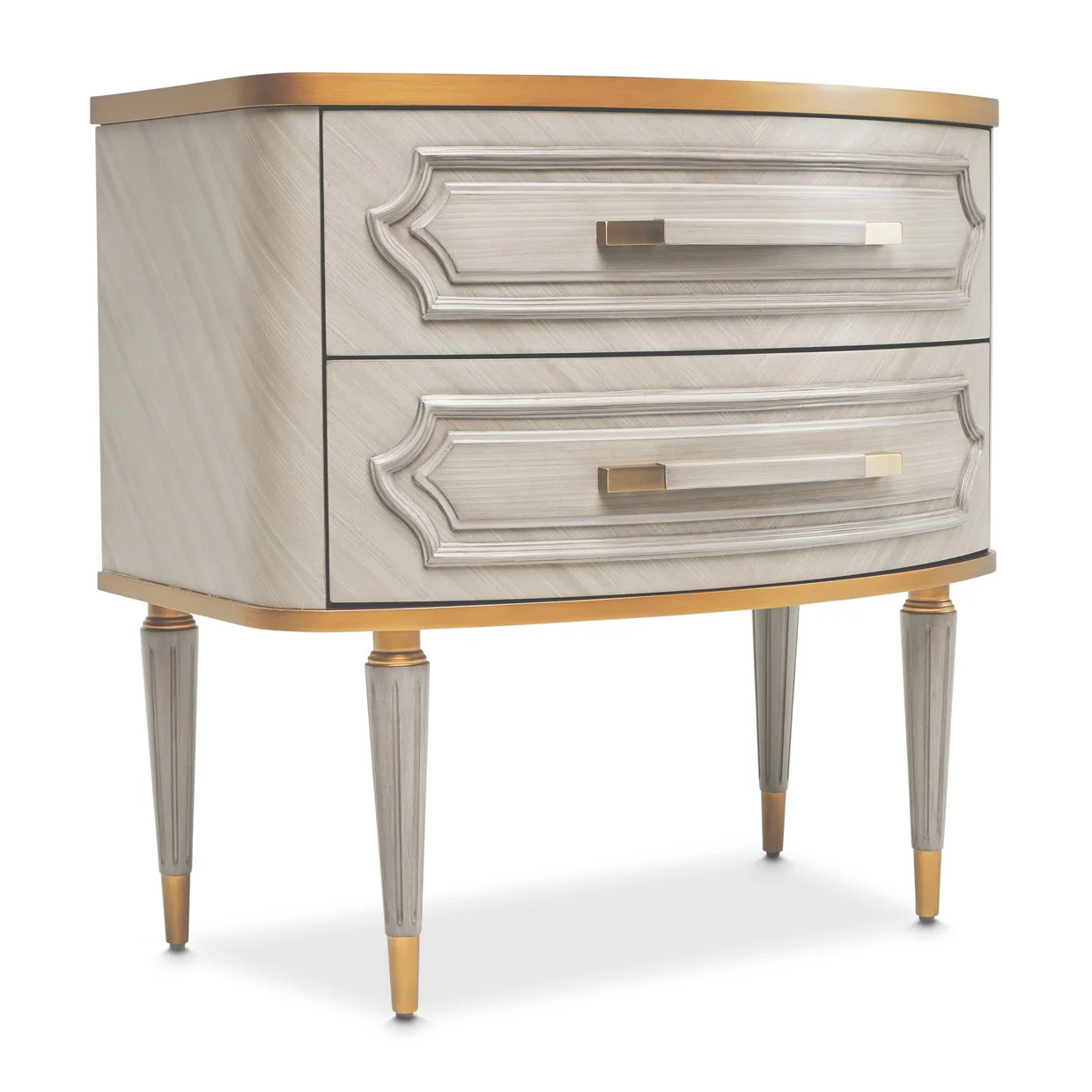 St. Charles 2-Drawer Nightstand - Dove Gray - Image 13