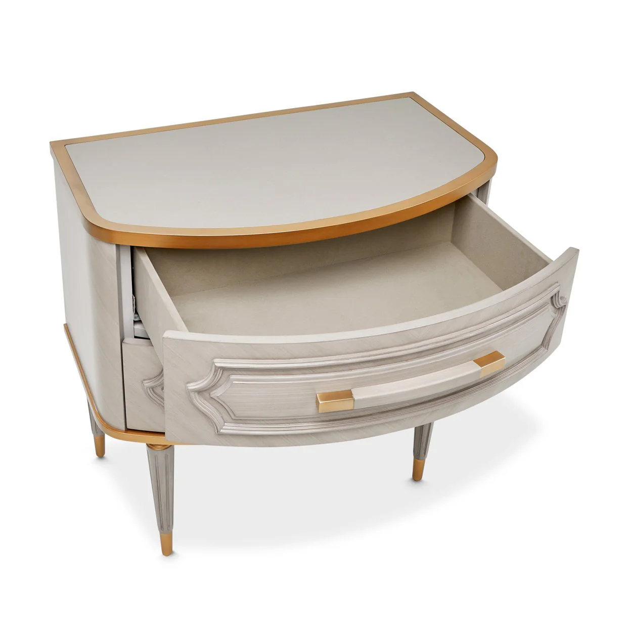 St. Charles 2-Drawer Nightstand - Dove Gray - Image 5
