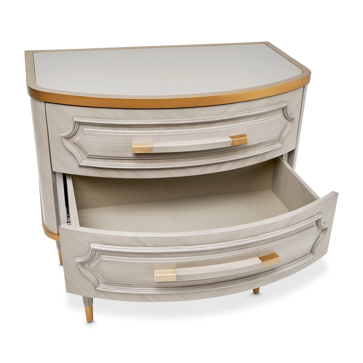St. Charles 2-Drawer Nightstand - Dove Gray - Image 6
