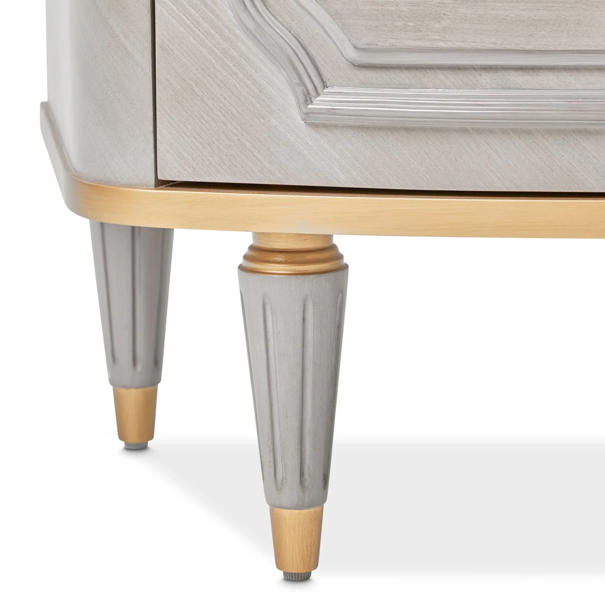 St. Charles 3-Drawer Nightstand - Dove Gray - Image 4