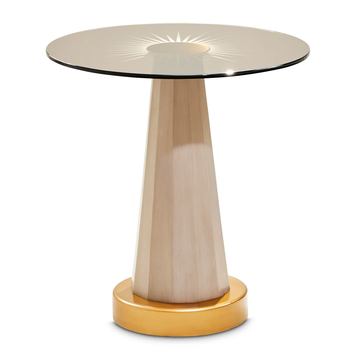St. Charles Chairside Table - Dove Gray - Image 4