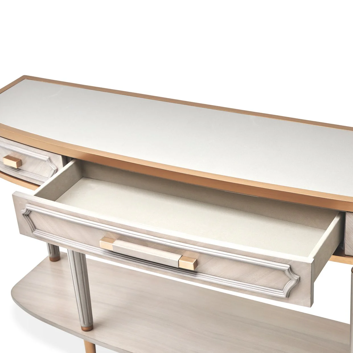 St. Charles Console Table - Dove Gray - Image 5