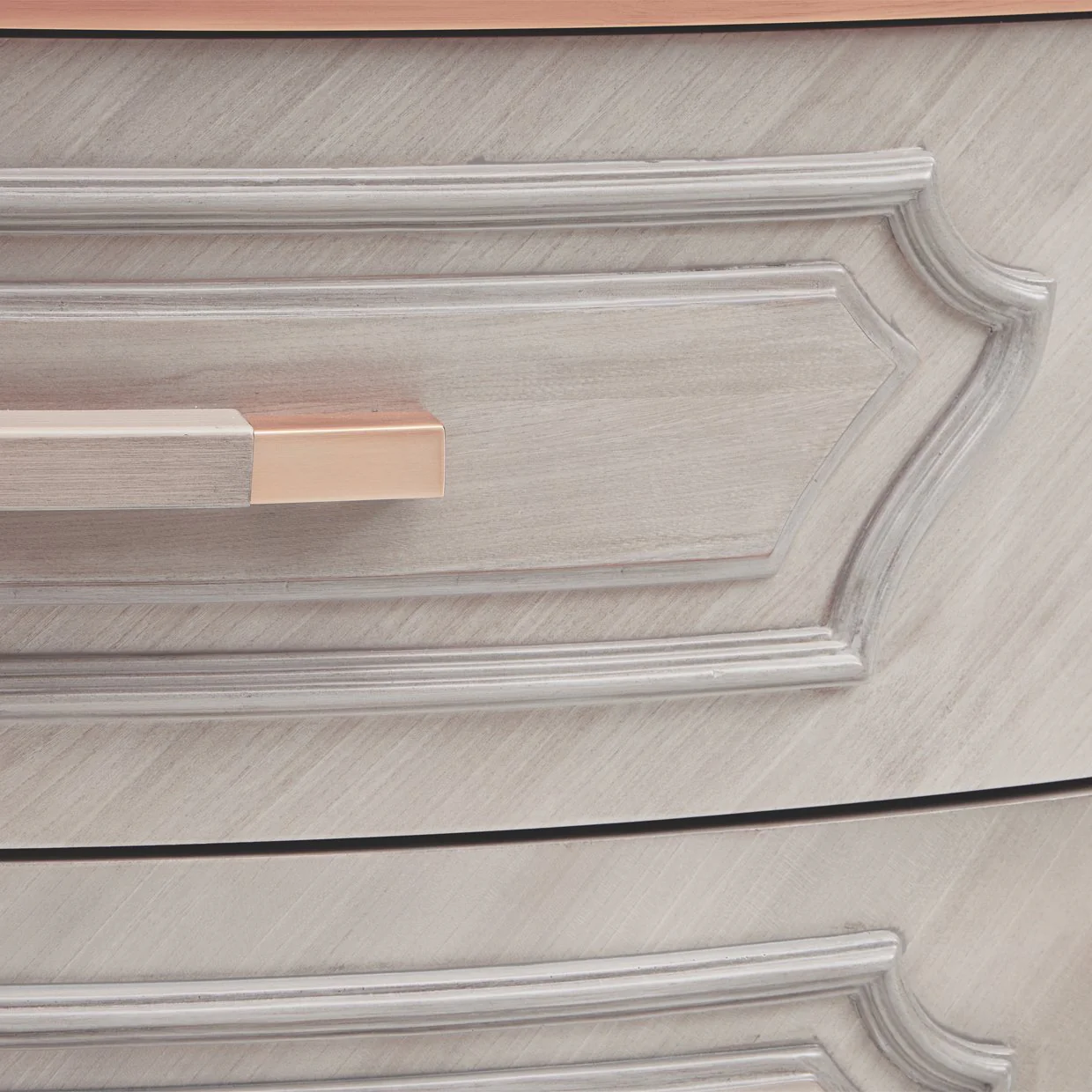 St. Charles Display Cabinet - Dove Gray - Image 9