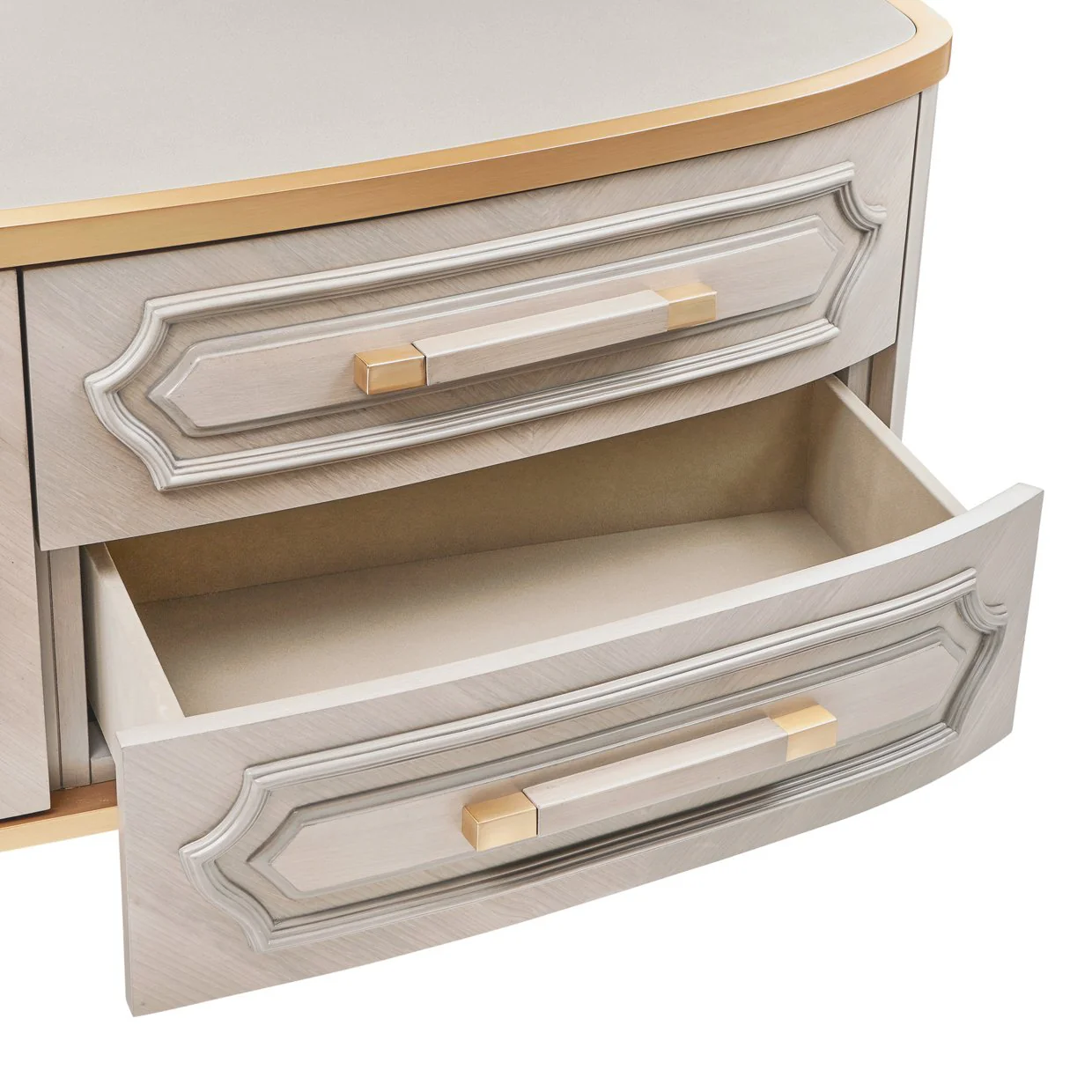 St. Charles Media Cabinet - Dove Gray - Image 5