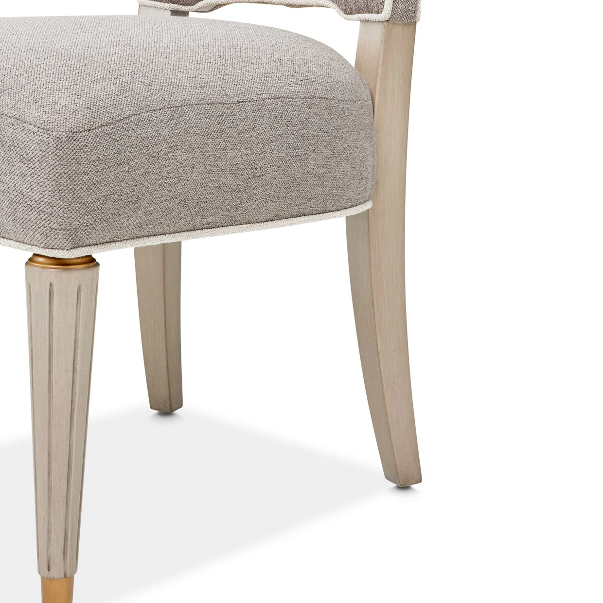 St. Charles Vanity Chair - Dove Gray - Image 9