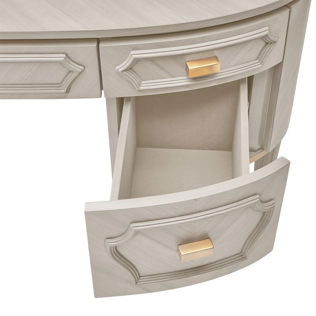 St. Charles Vanity Desk - Dove Gray - Image 12