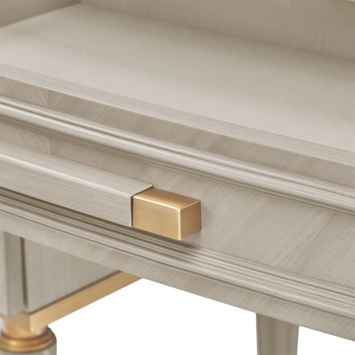 St. Charles Vanity Desk - Dove Gray - Image 6