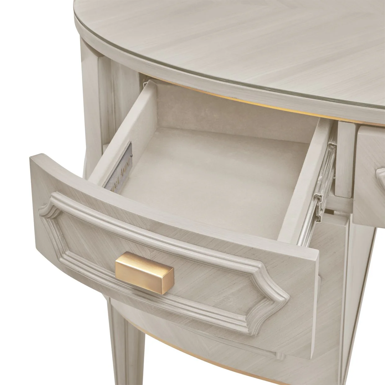 St. Charles Vanity Desk - Dove Gray - Image 7