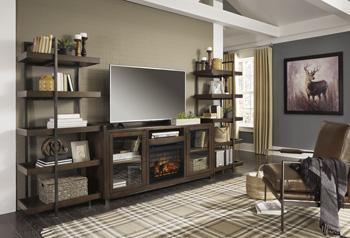 Starmore 3-Piece Wall Unit with Electric Fireplace - Image 3