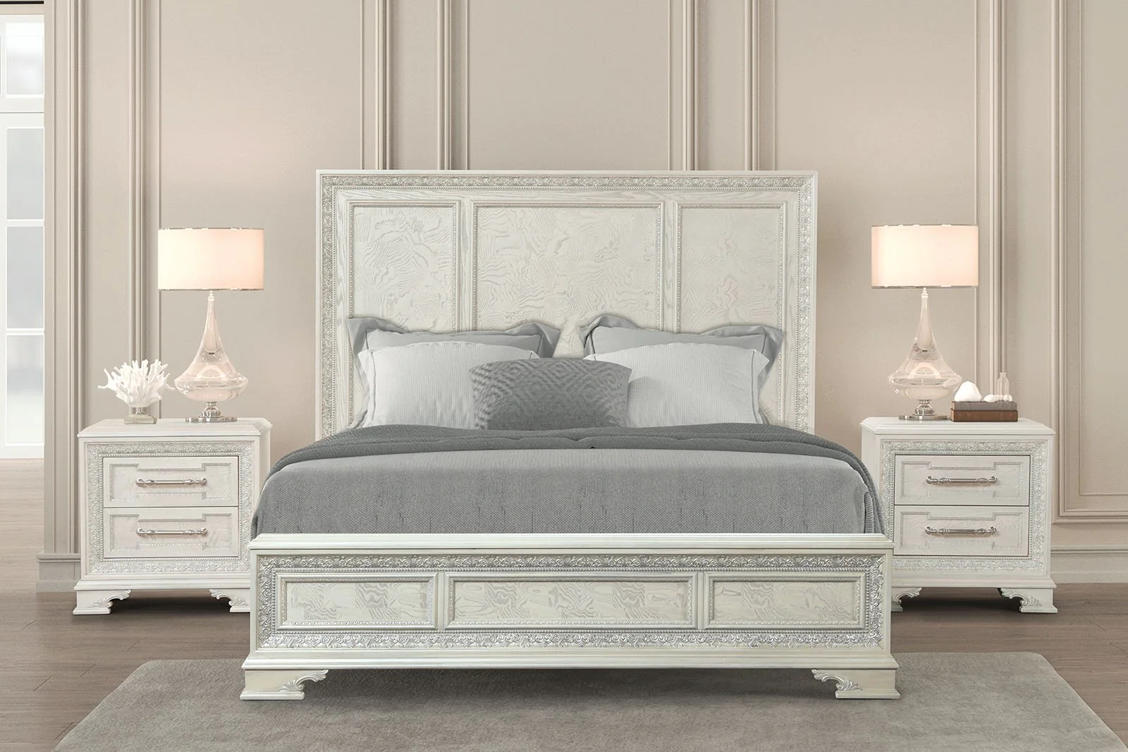 Stella Mia 4 Pc. Queen Panel Bedroom Set - Image 2