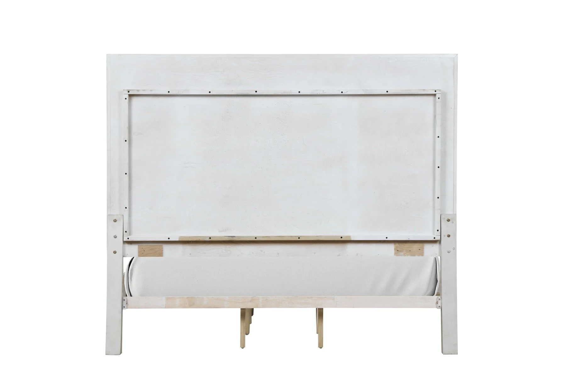 Stella Mia E.King Panel Bed, Creamy White - Image 8