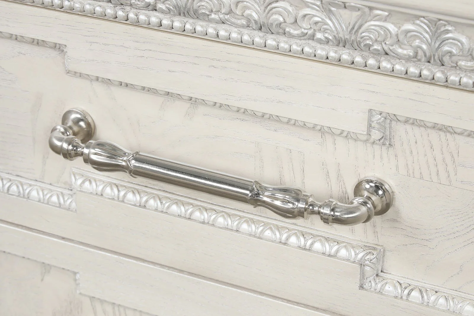 Stella Mia Nightstand w/ USB, Creamy White - Image 6
