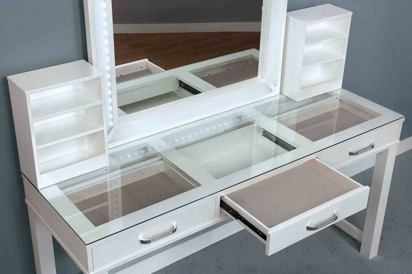 Stephanie Vanity w/ Stool, White - Image 2