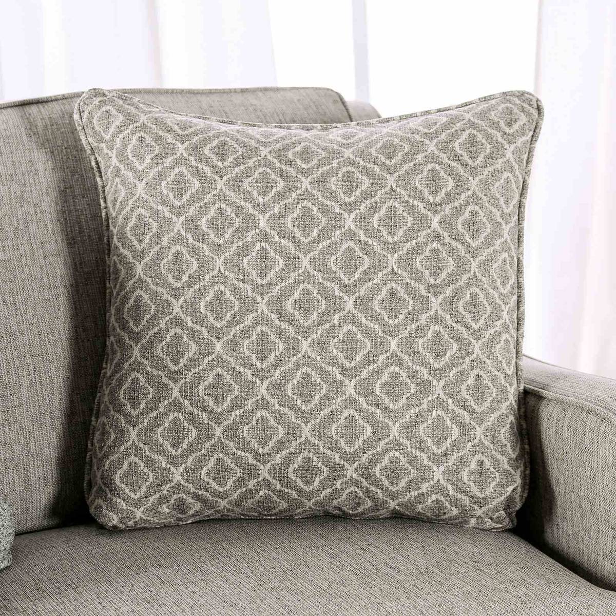 Stephney Loveseat, Gray/Gold - Image 3