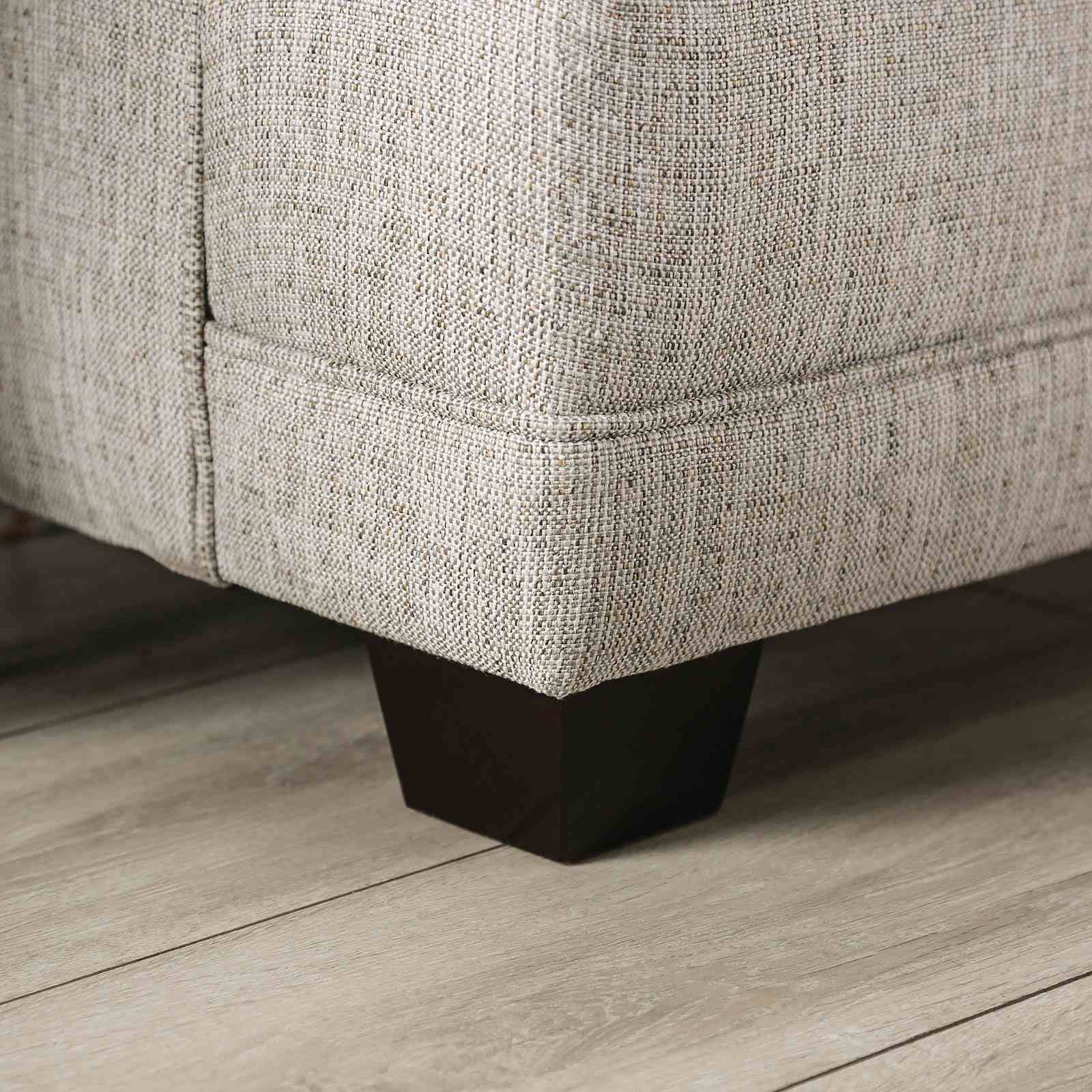 Stephney Loveseat, Gray/Gold - Image 6
