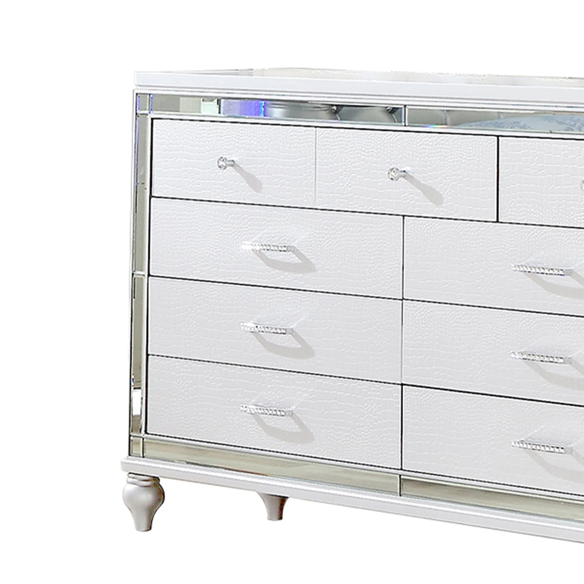 Sterling 5 Pc king Bed White - Image 7