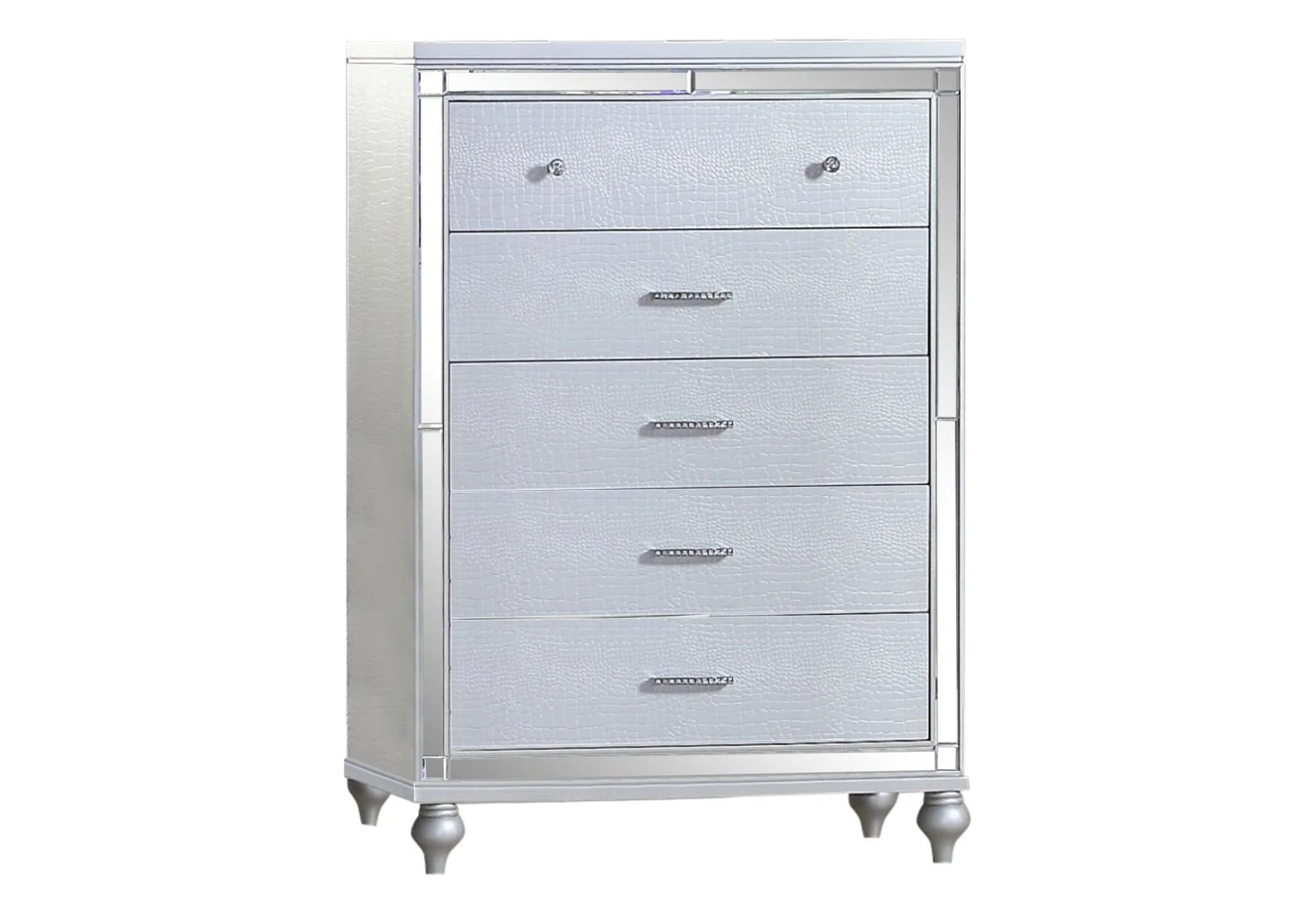 Sterling 5 Pc Queen Bed White - Image 17