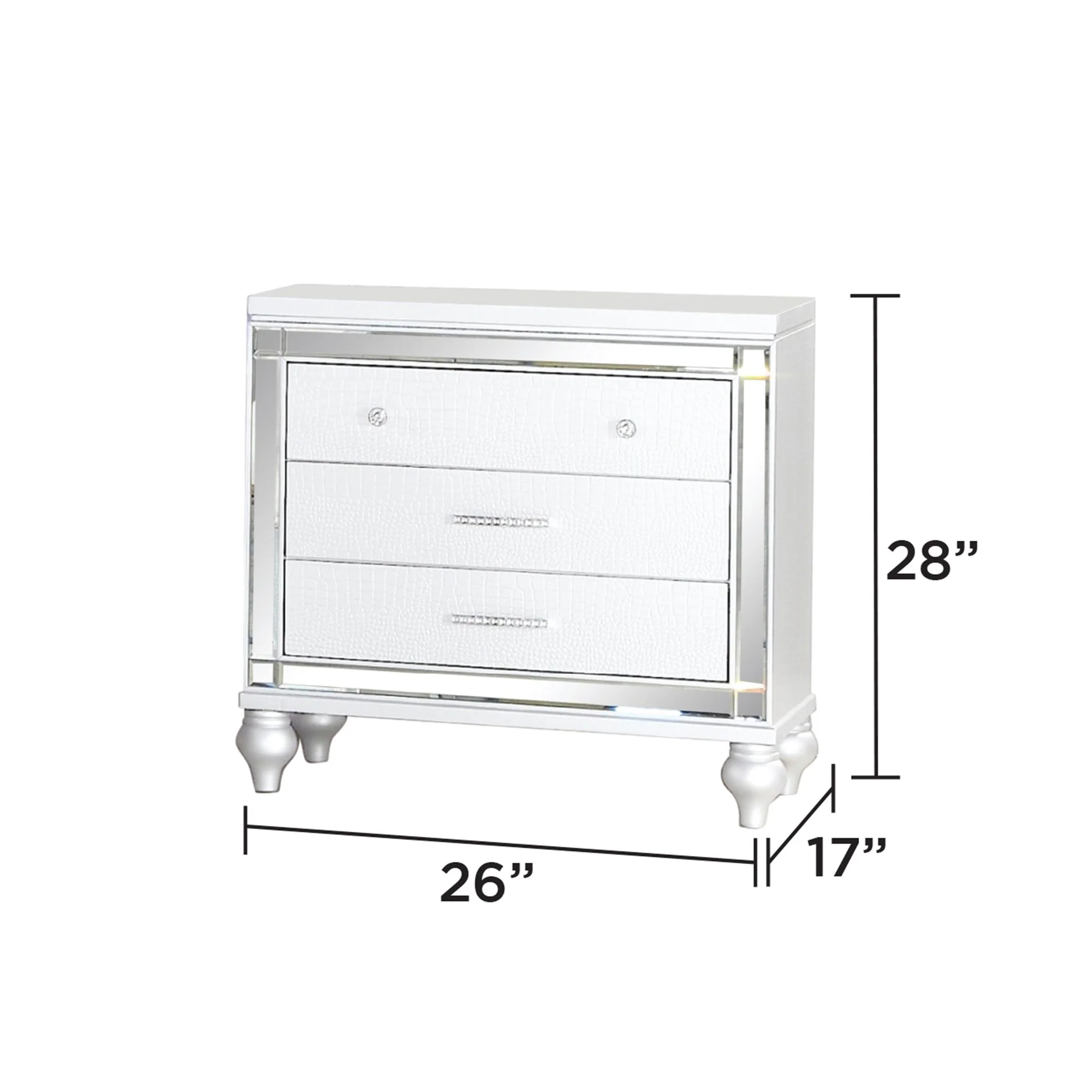 Sterling Nightstand White - Image 4