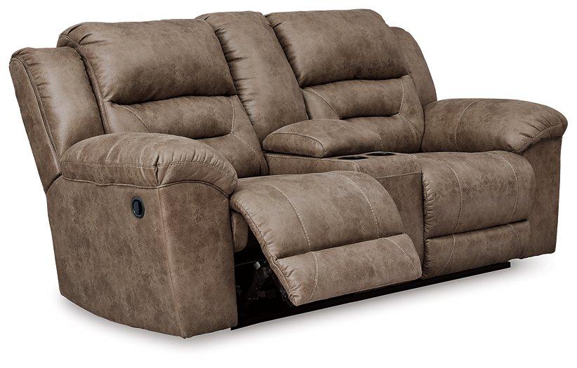 Stoneland Reclining Loveseat with Console - Image 10