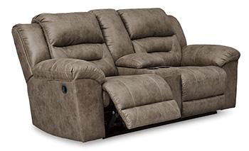 Stoneland Reclining Loveseat with Console - Image 11