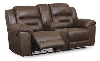 Stoneland Reclining Loveseat with Console - Image 3