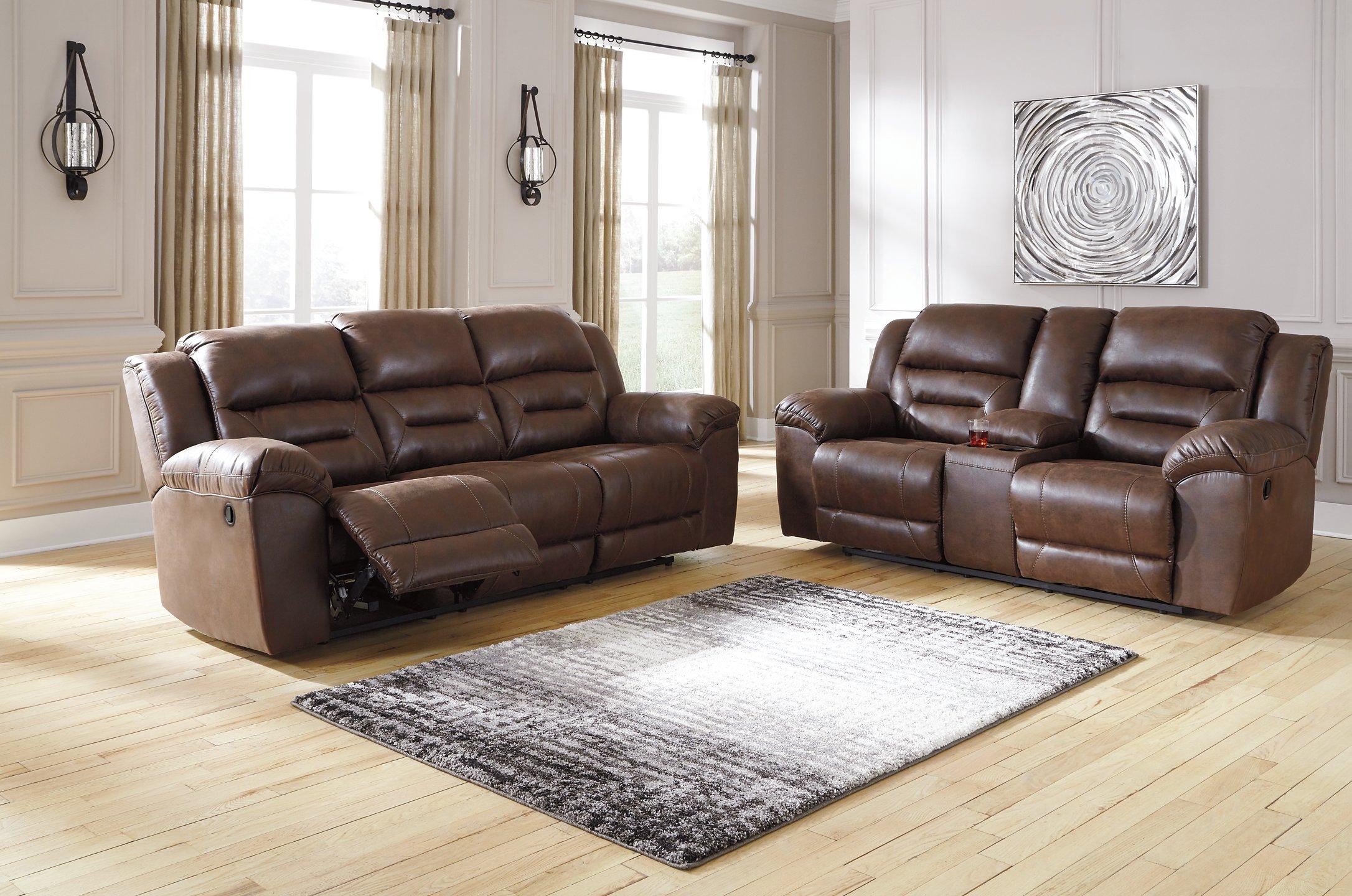 Stoneland Reclining Loveseat with Console - Image 8